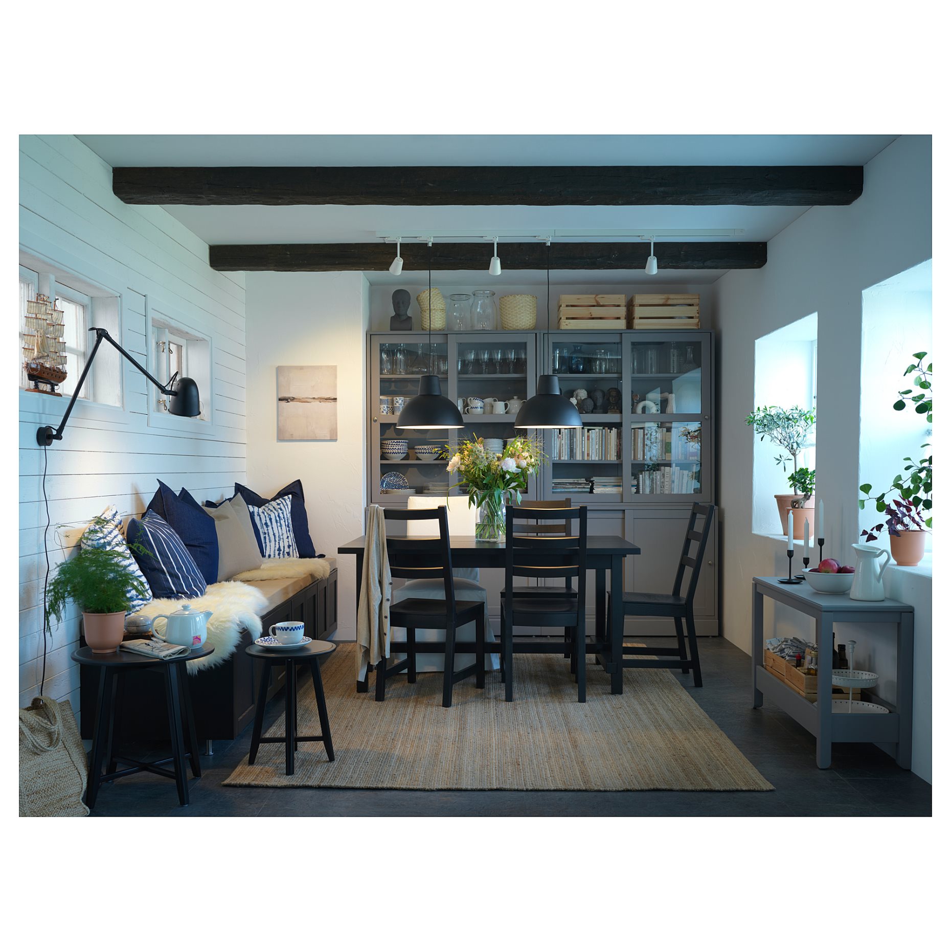 NORDVIKEN/NORDVIKEN, table and 4 chairs, 593.051.55