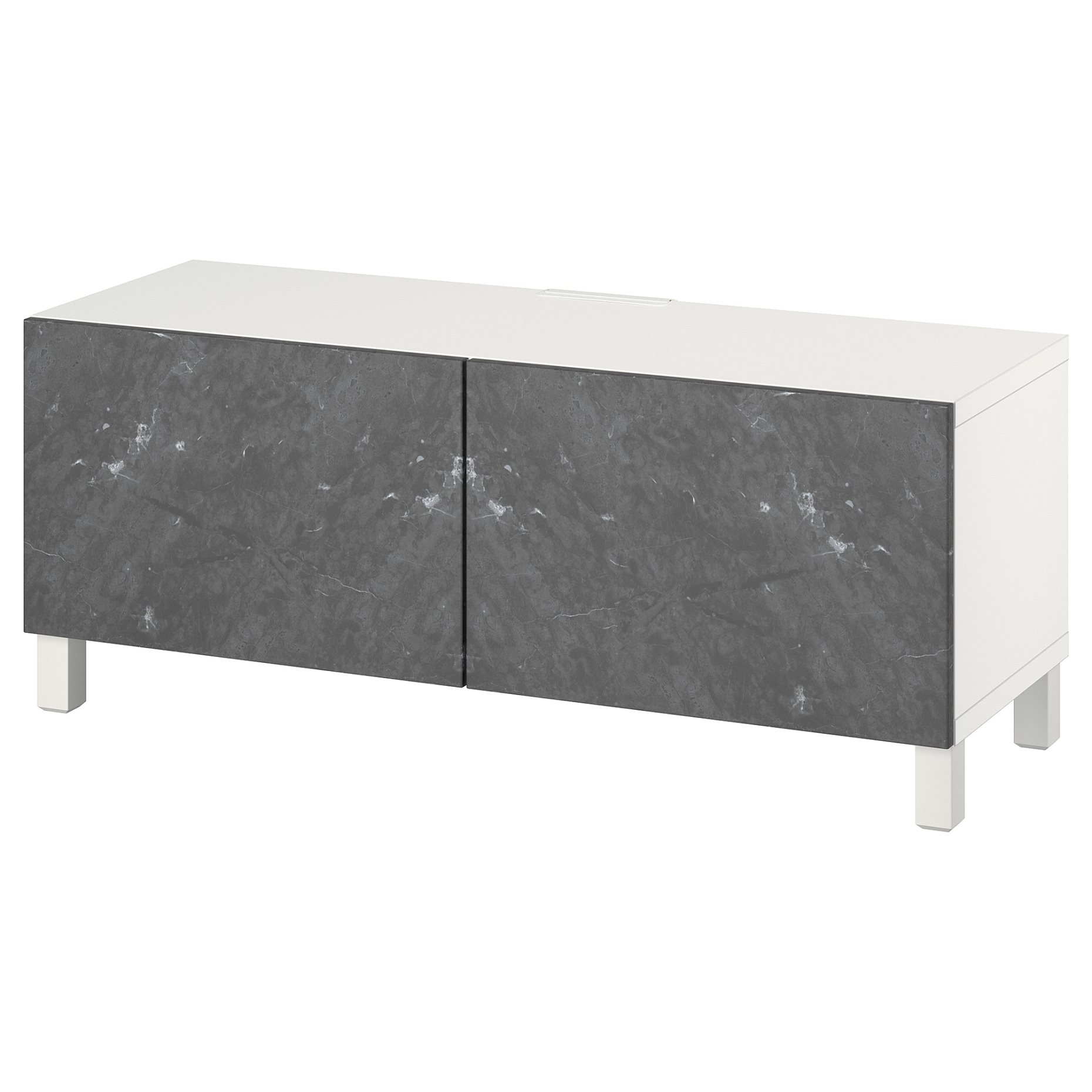 BESTÅ, TV bench with doors, 120x42x48 cm, 594.194.49