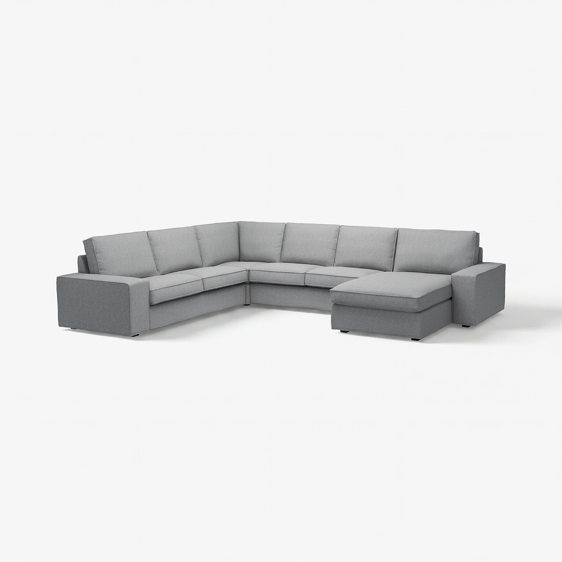 KIVIK, corner sofa, 5-seat with chaise longue, 594.404.79