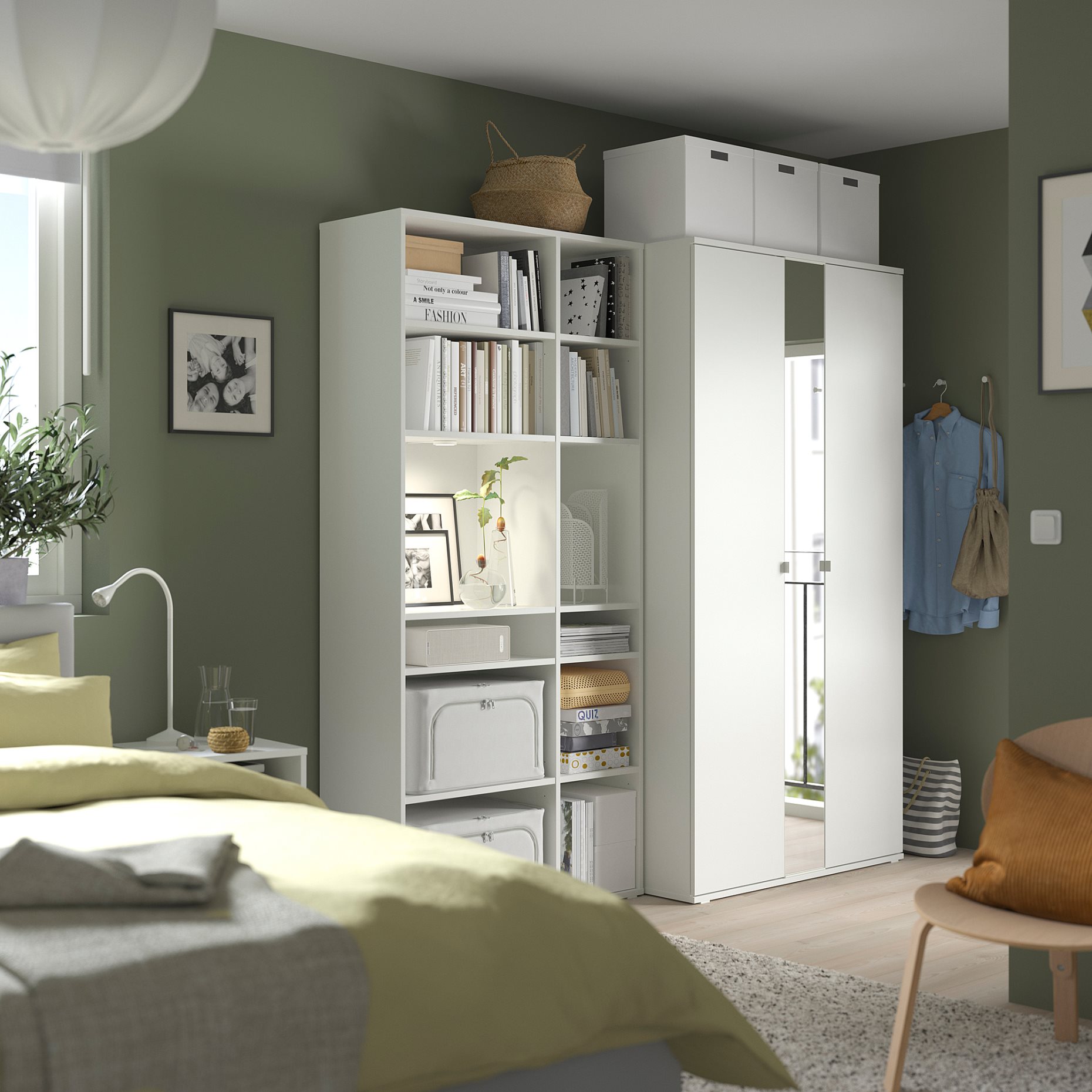 VIHALS, wardrobe combination, 200x57x200 cm, 594.421.95
