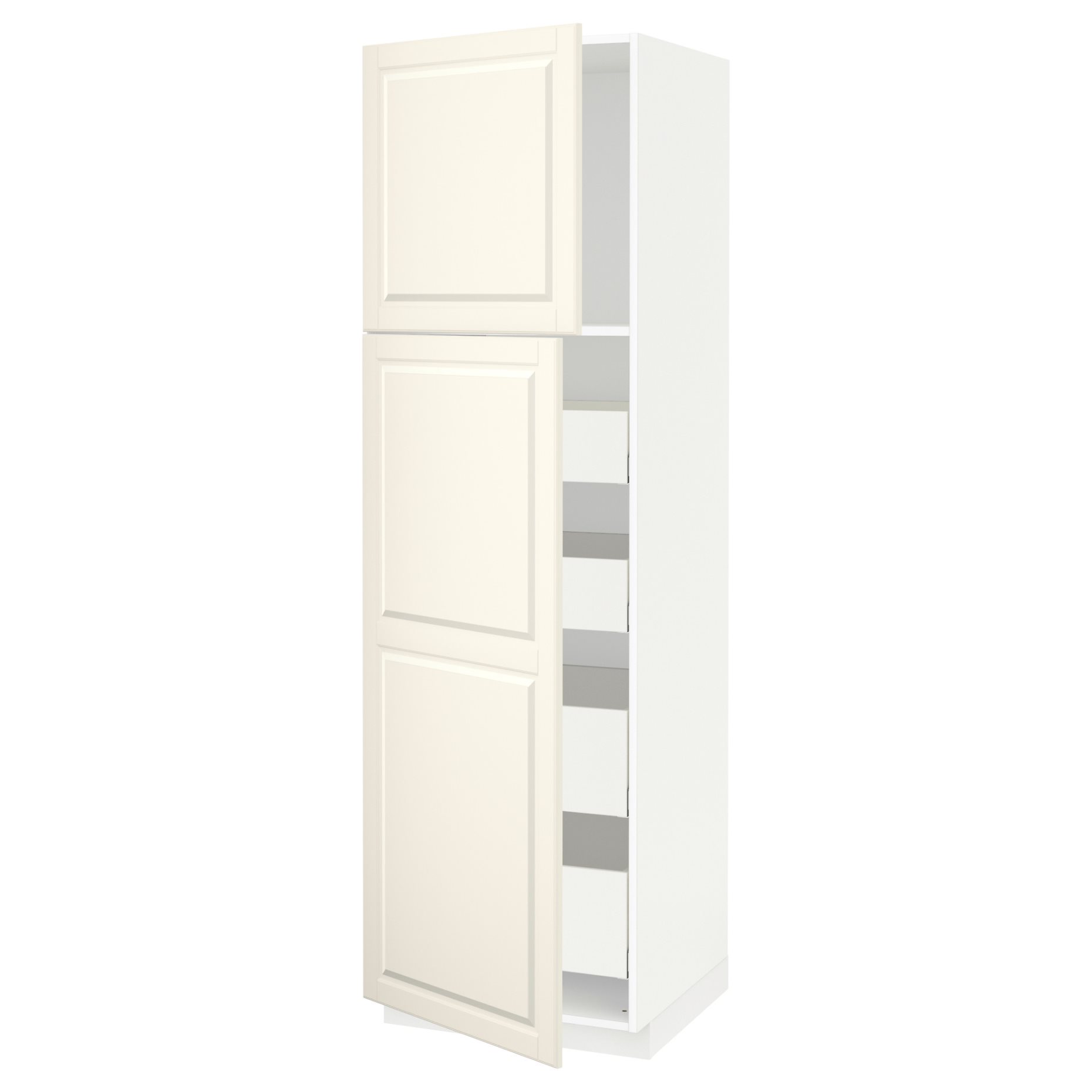 METOD, high cabinet with 2 doors/4 drawers, 60x60x200 cm, 594.591.81