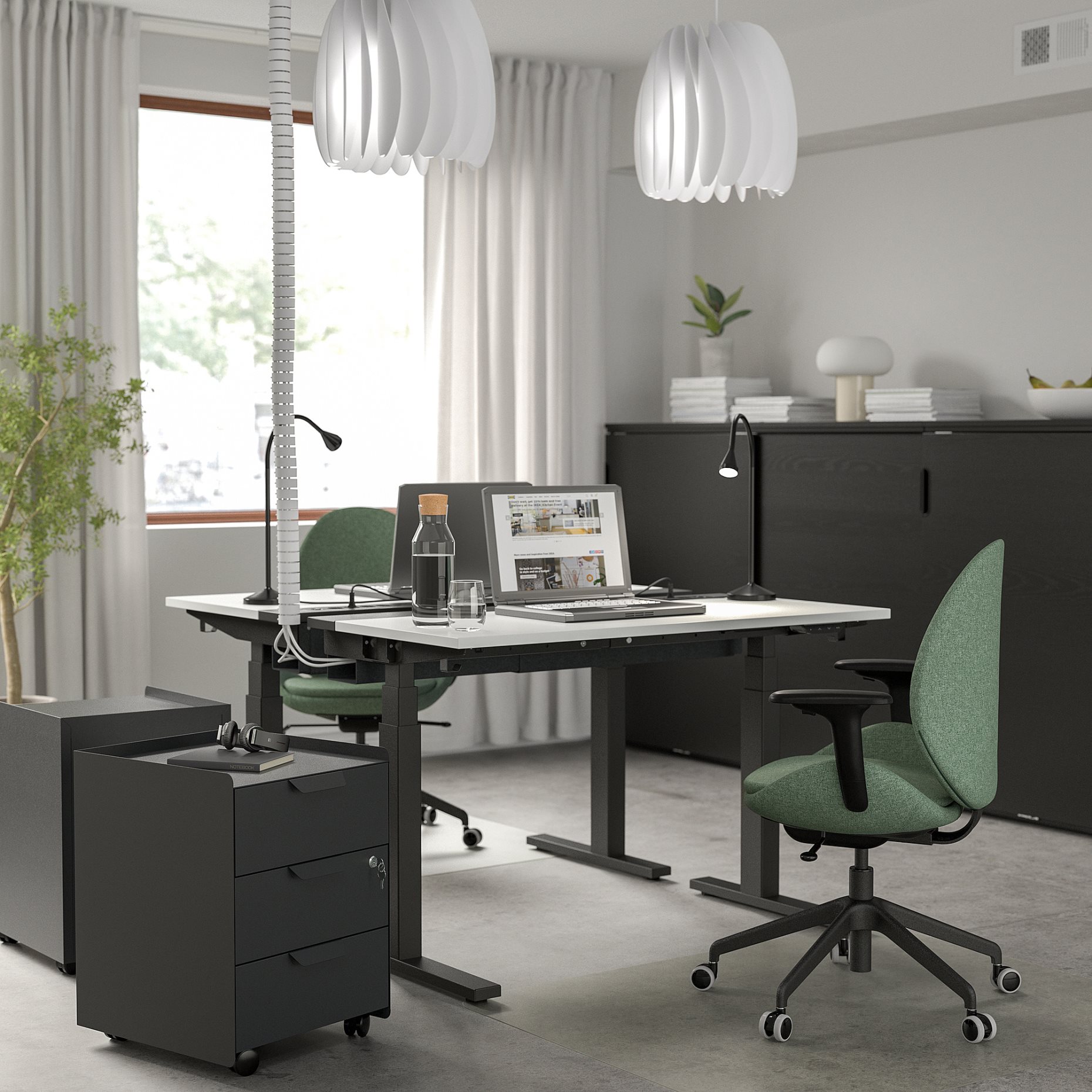 MITTZON, desk sit/stand/electric, 120x80 cm, 595.275.52