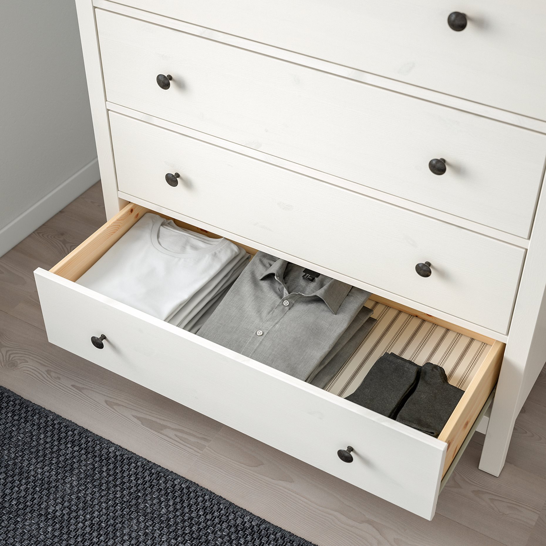 HEMNES, chest of 6 drawers, 602.392.73