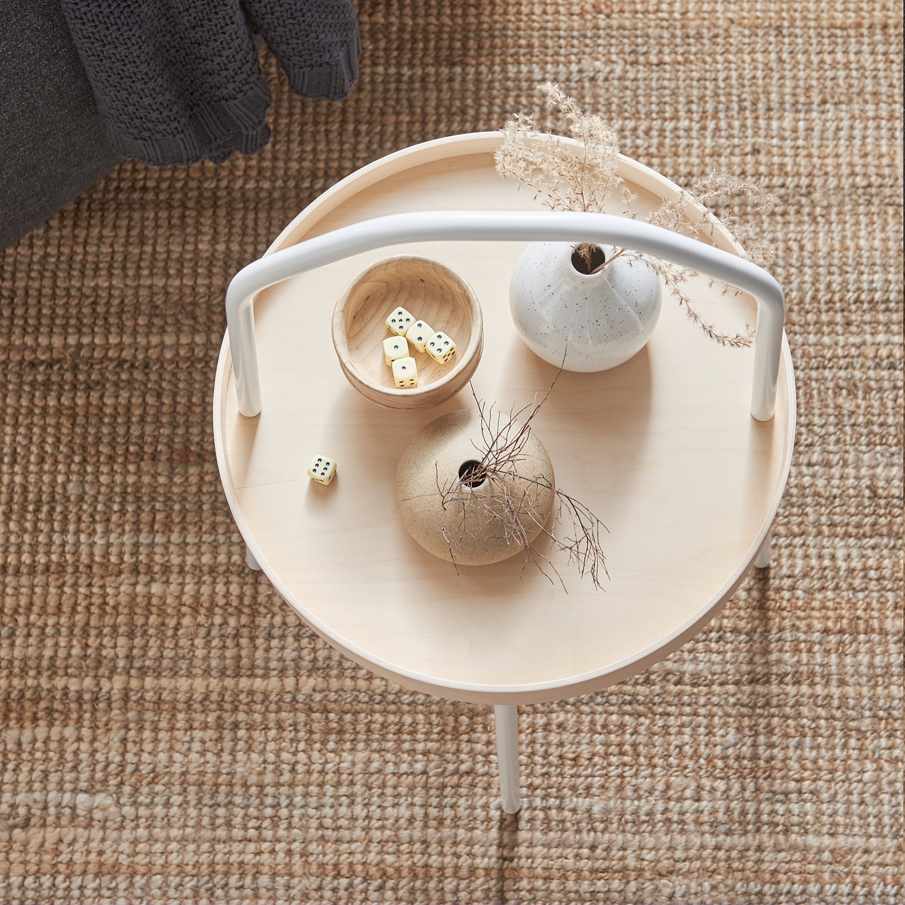 BURVIK, βοηθητικό τραπεζάκι, λευκό, 603.403.89