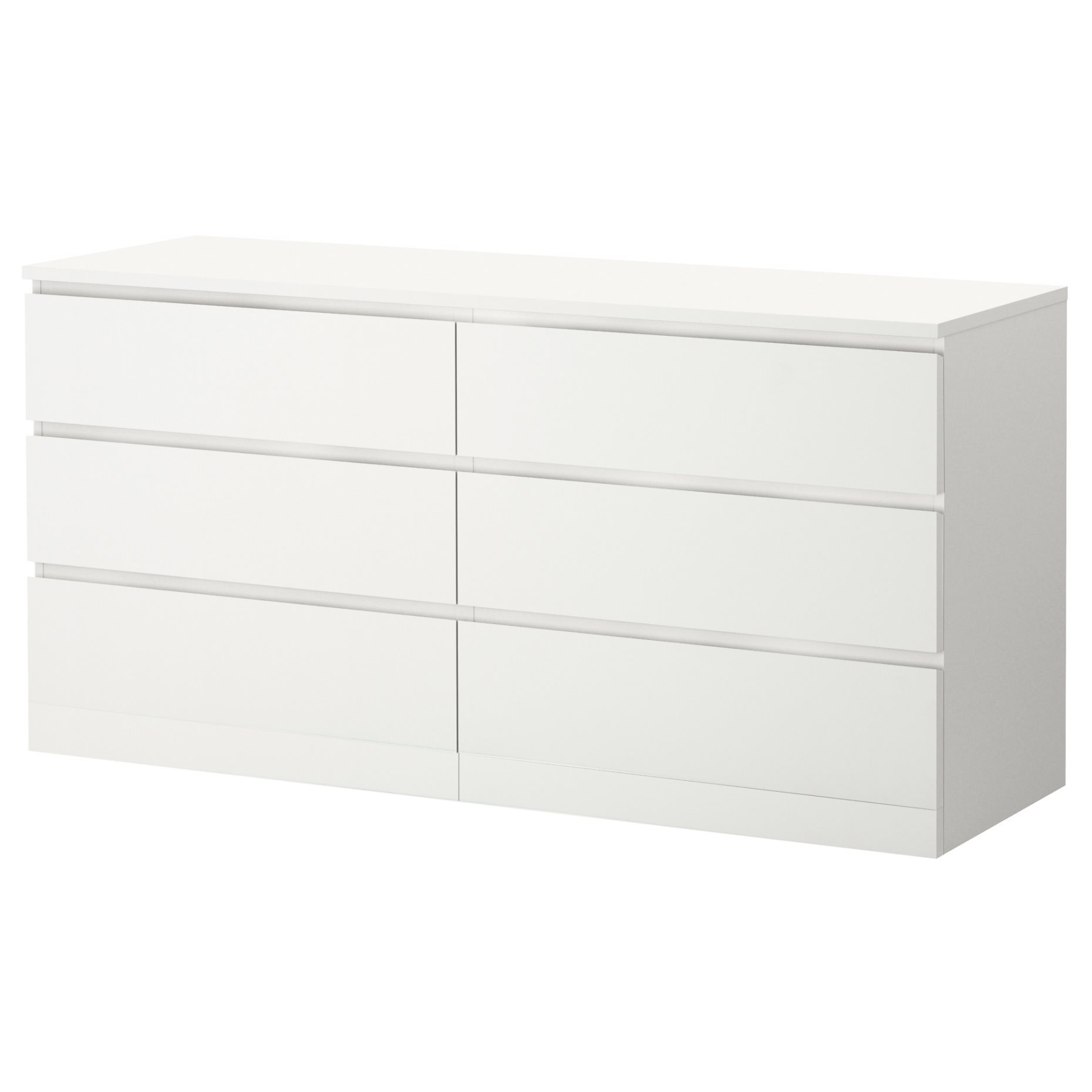 MALM, chest of 6 drawers, 604.035.84