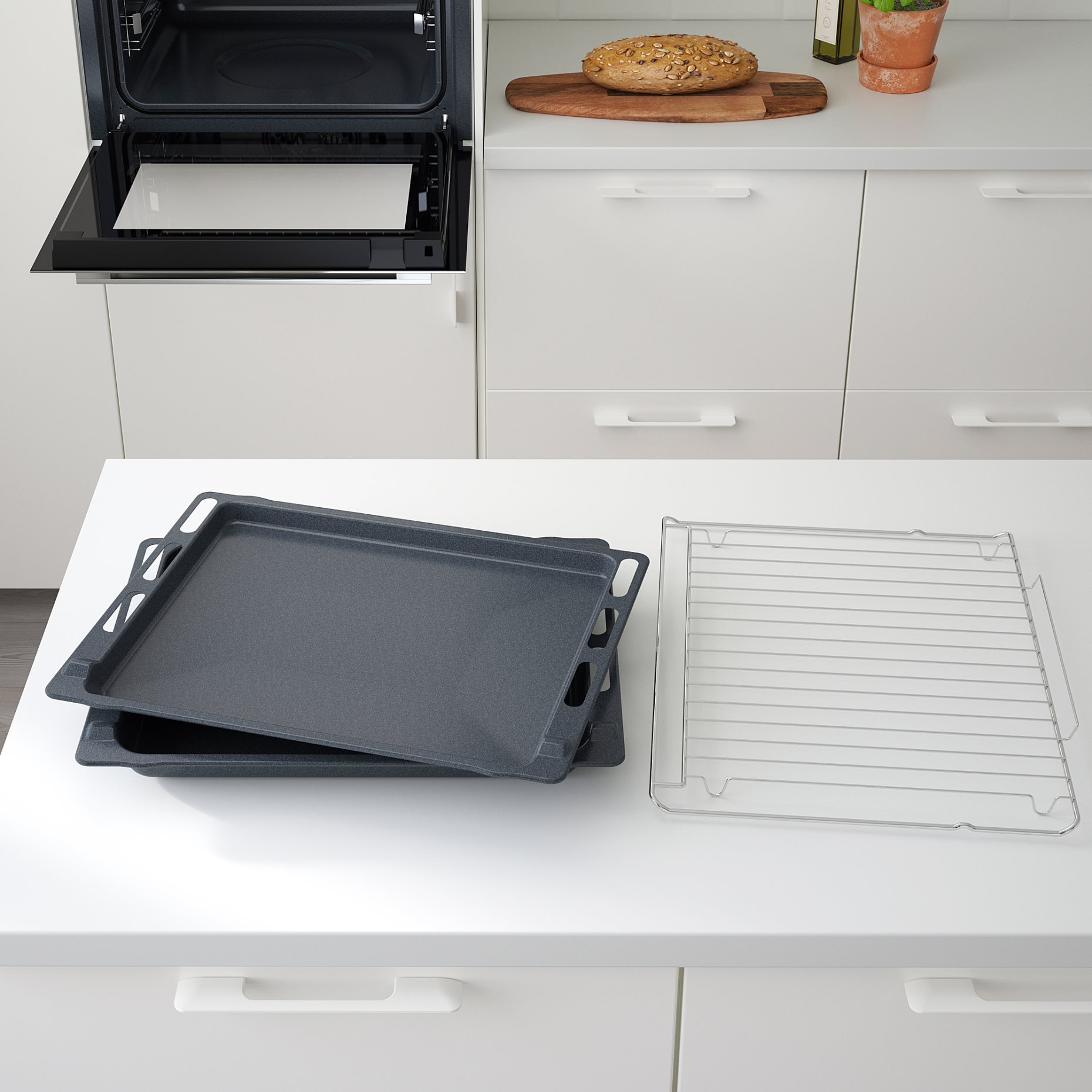 ANRÄTTA, φούρνος με αερόθερμο, 604.117.20
