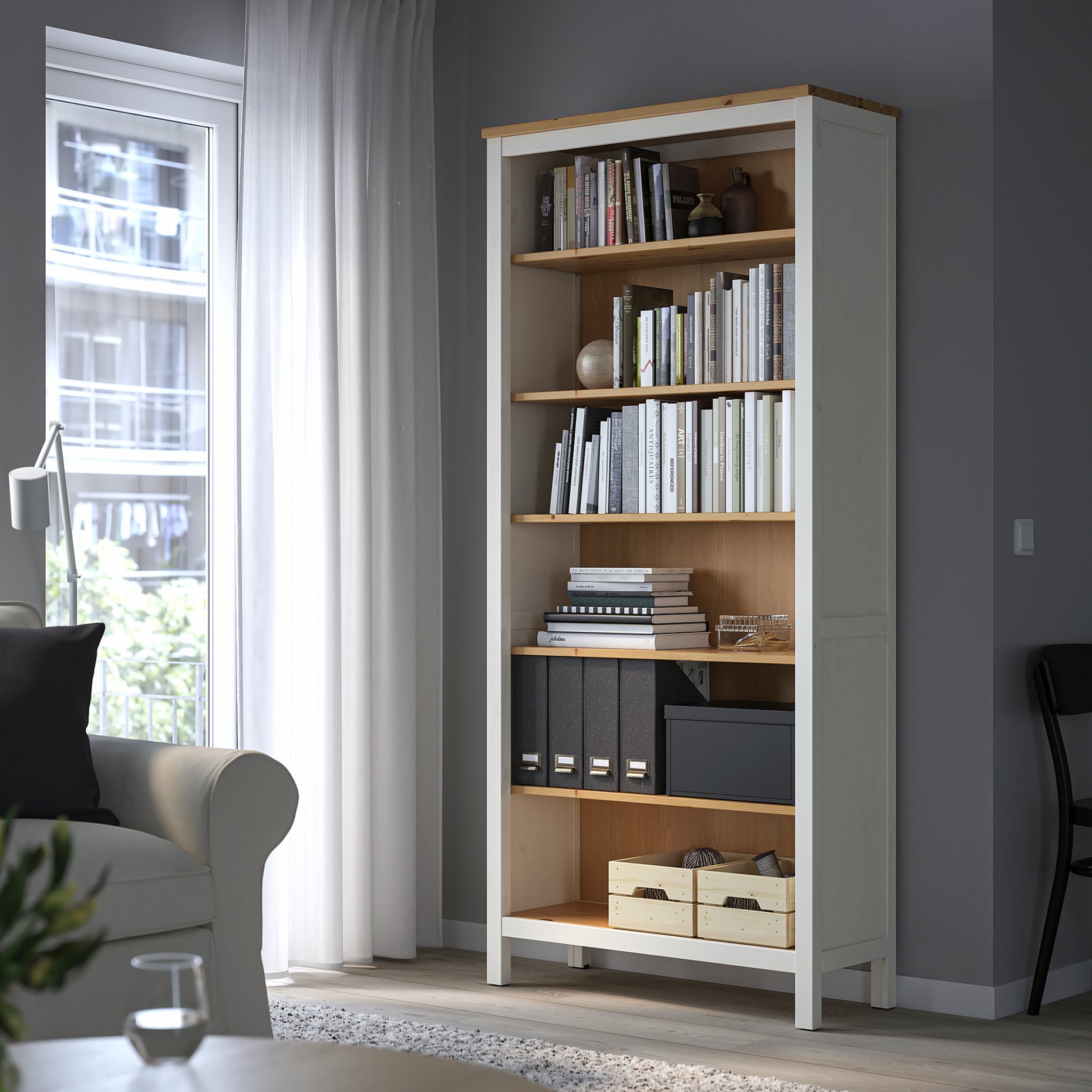 HEMNES, bookcase, 604.135.02
