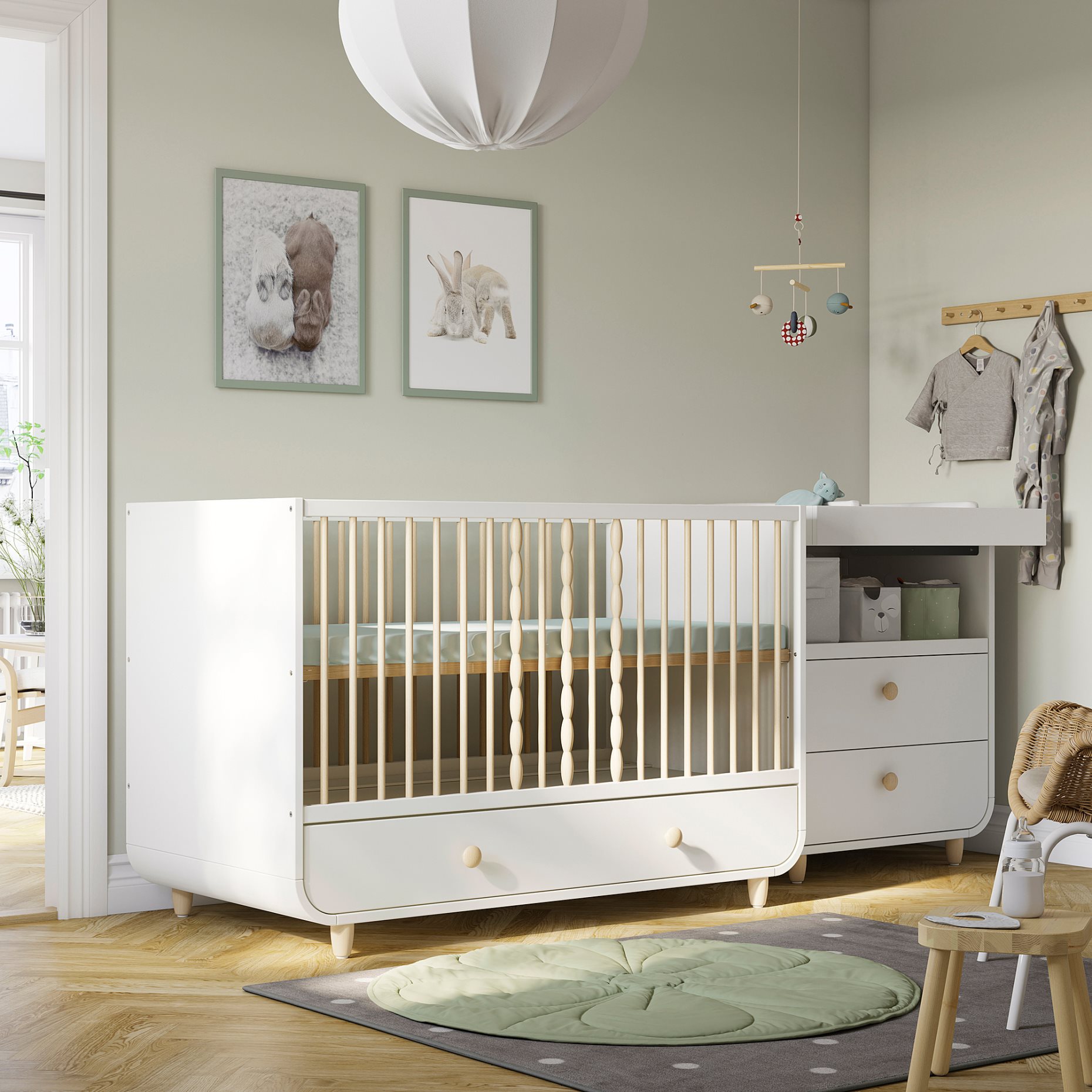 MYLLRA, cot with drawer, 70x140 cm, 604.835.90