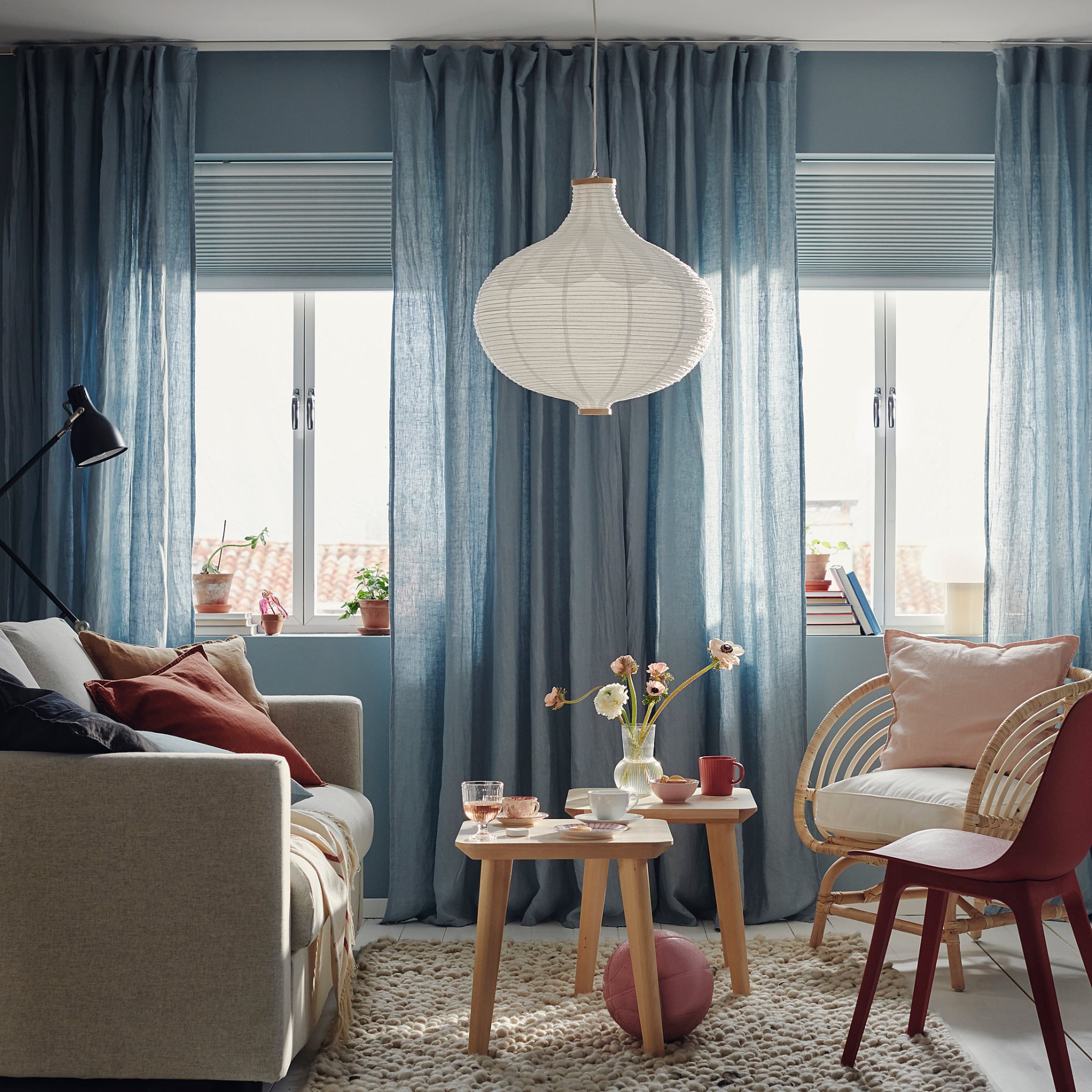 TREDANSEN, block-out cellular blind wireless/battery-operated, 60x195 cm, 605.124.46