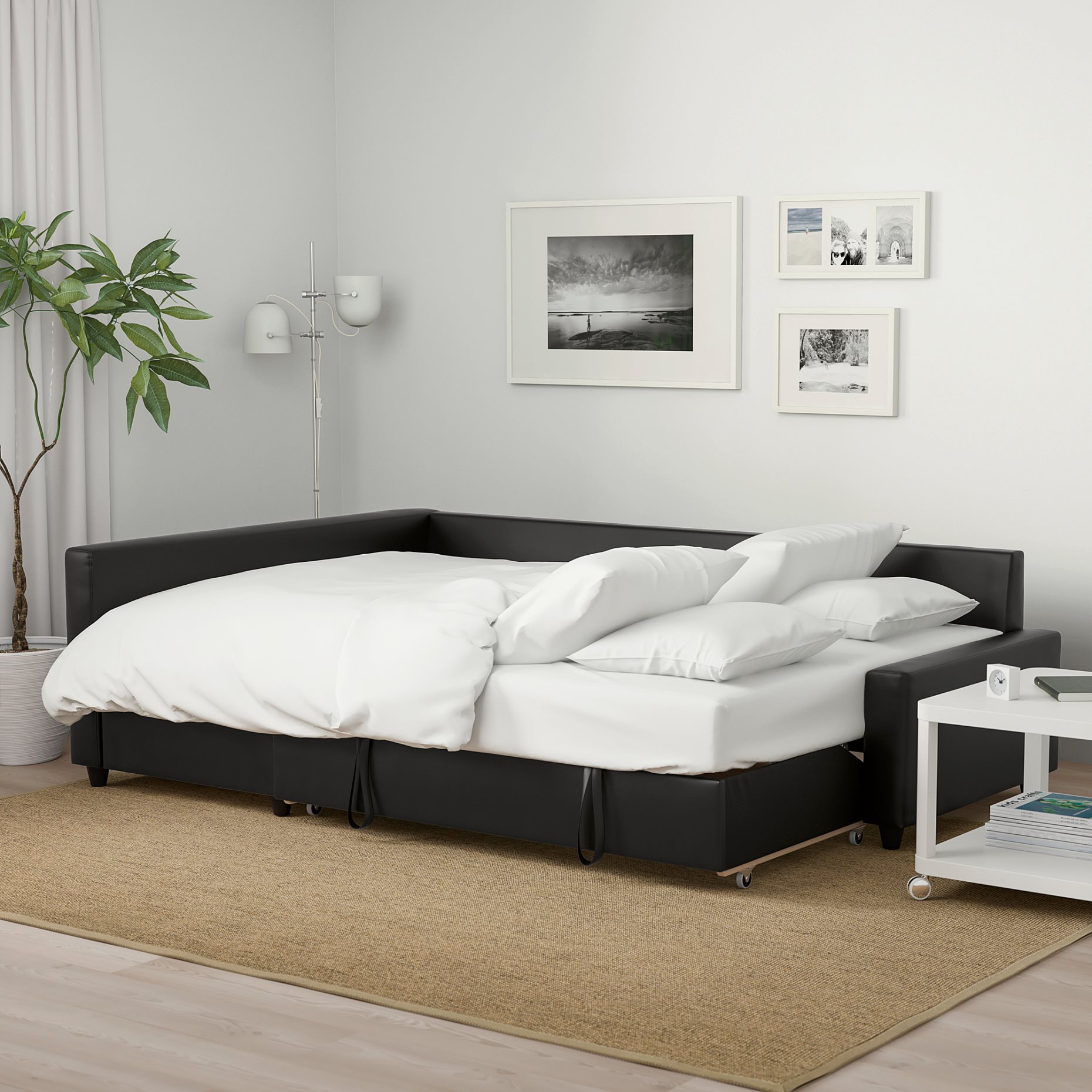 FRIHETEN, corner sofa-bed with storage, 692.168.18
