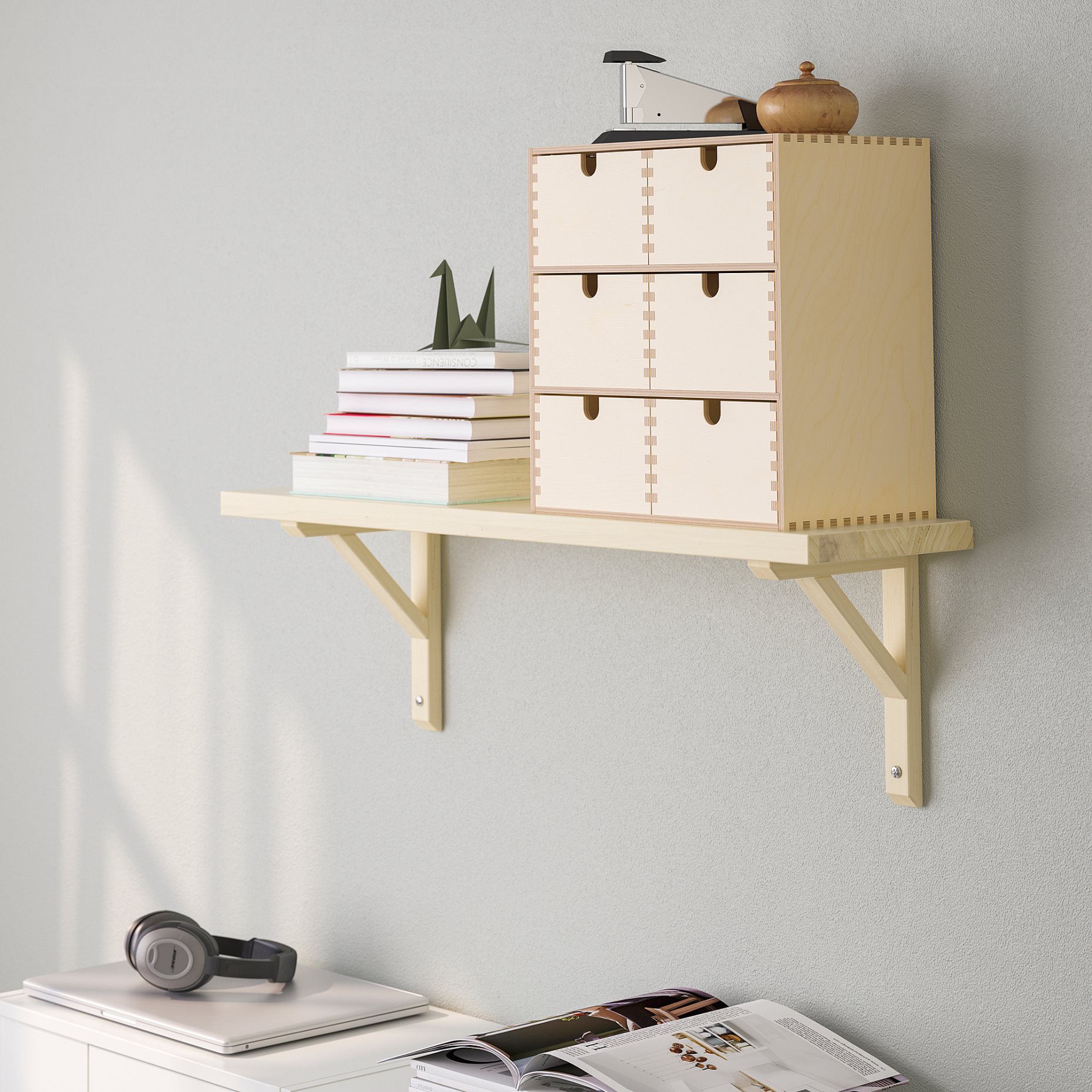 TRANHULT/SANDSHULT, wall shelf, 80x20, 693.260.96