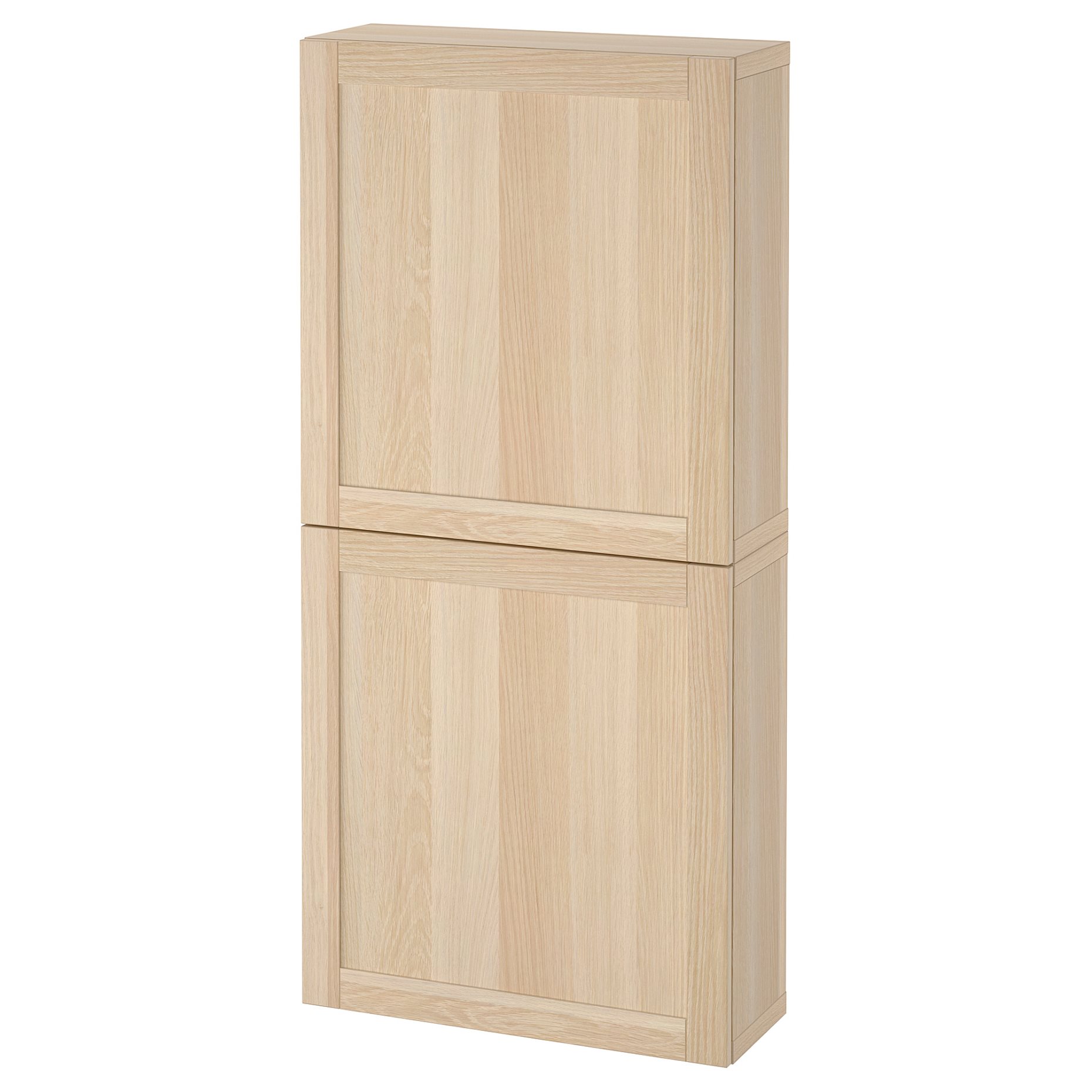 BESTÅ, wall cabinet with 2 doors, 60x22x128 cm, 694.171.00