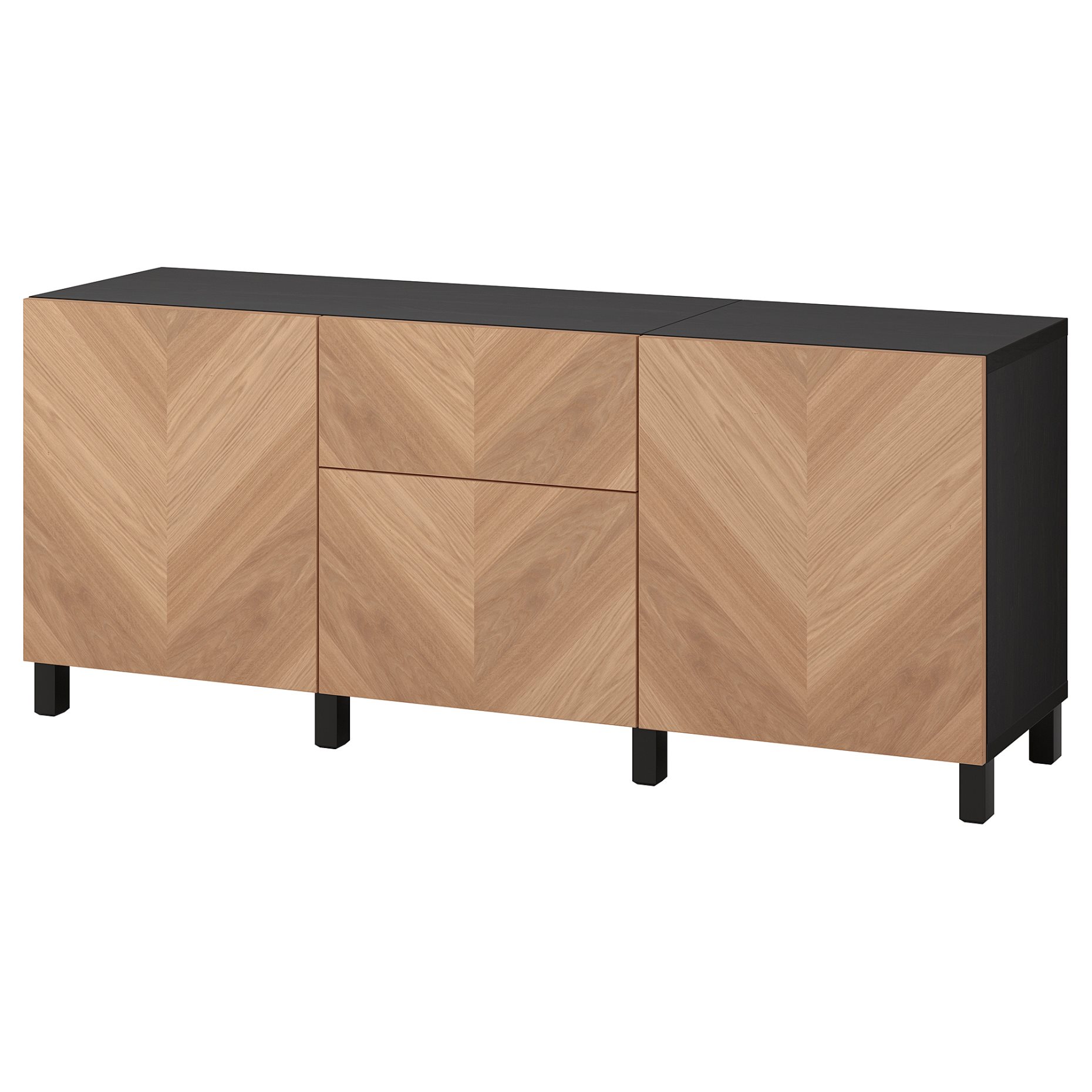 BESTÅ, storage combination with drawers push open, 180x42x74 cm, 694.218.47