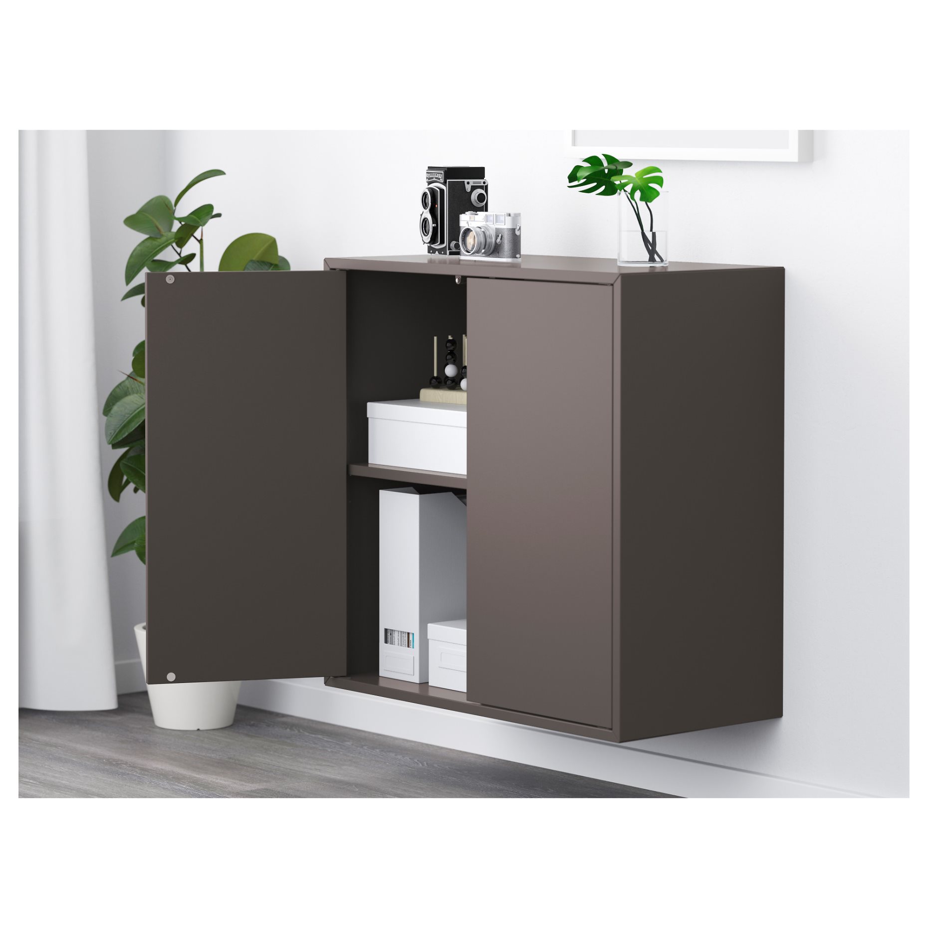 EKET, wall-mounted shelving unit, 70x35x70 cm, 694.352.22