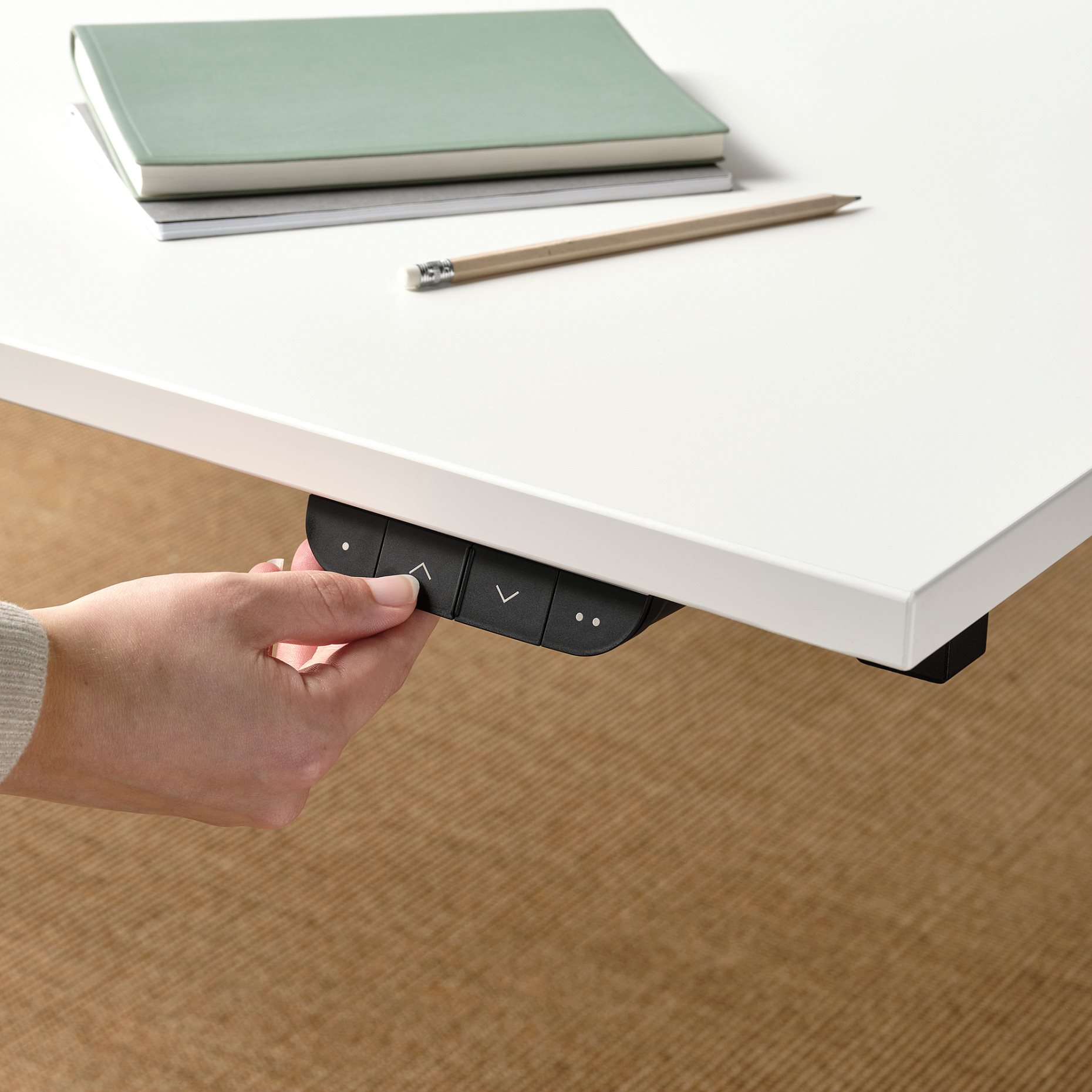 MITTZON, desk sit/stand/electric, 140x80 cm, 695.285.51
