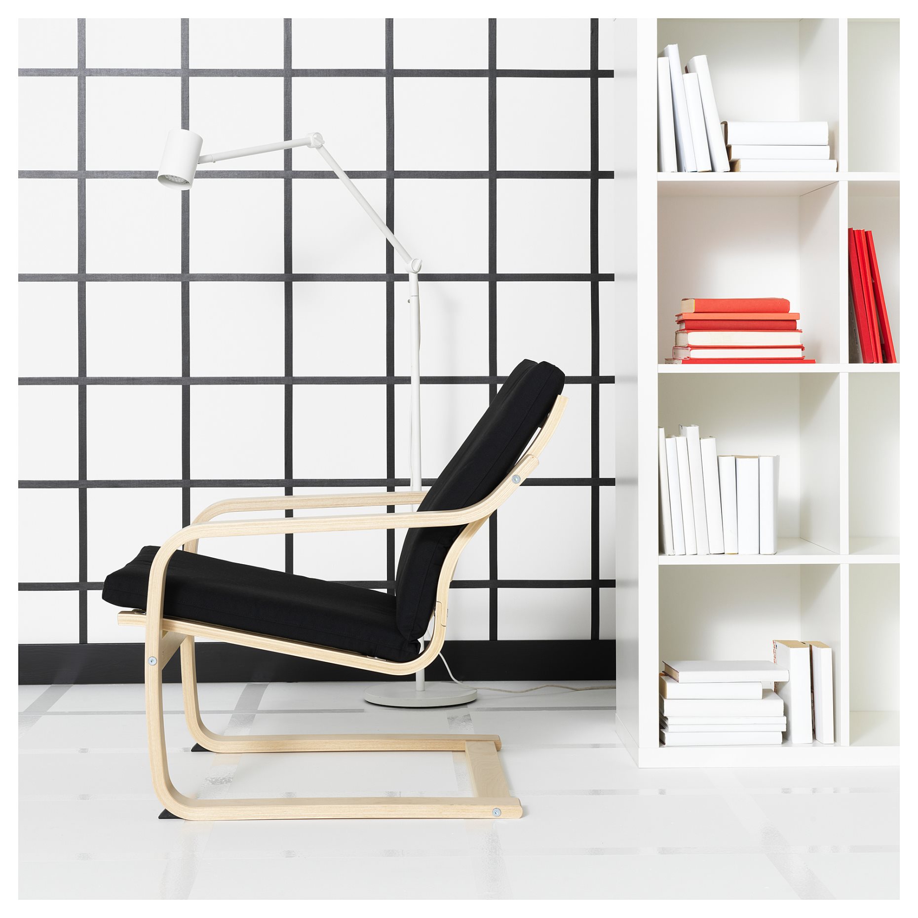POÄNG, low-back armchair, 695.515.94