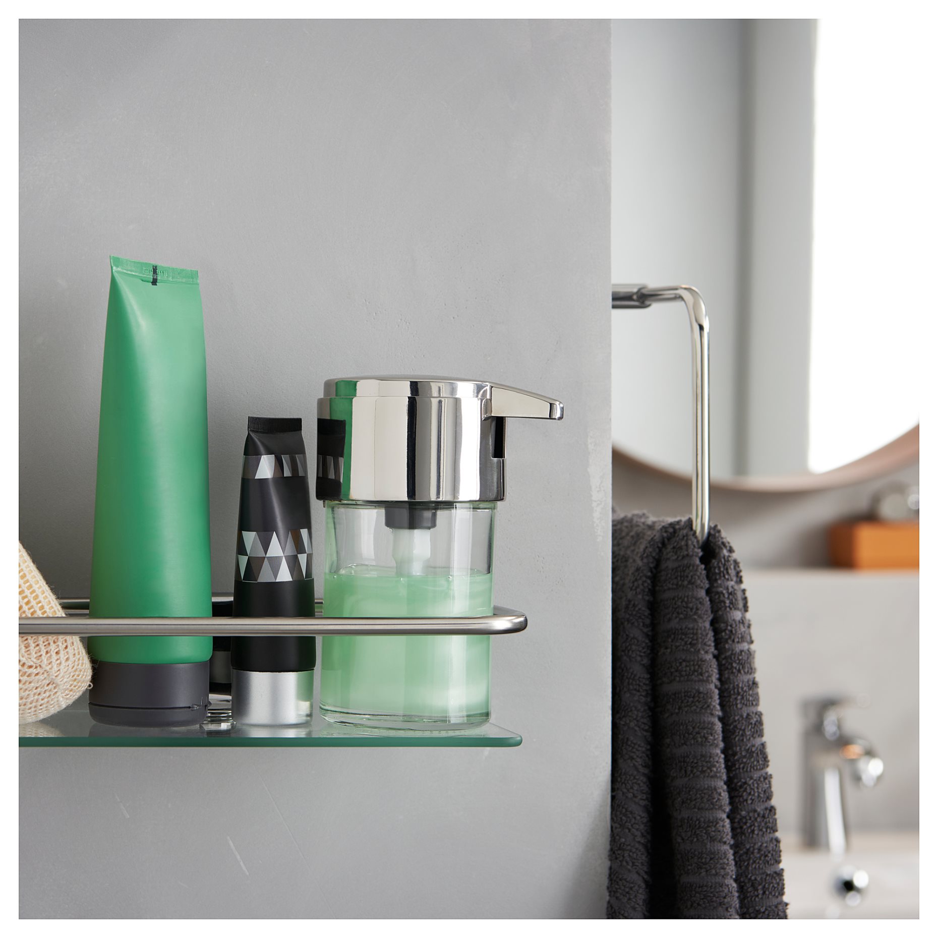 KALKGRUND, shower shelf, 702.914.87