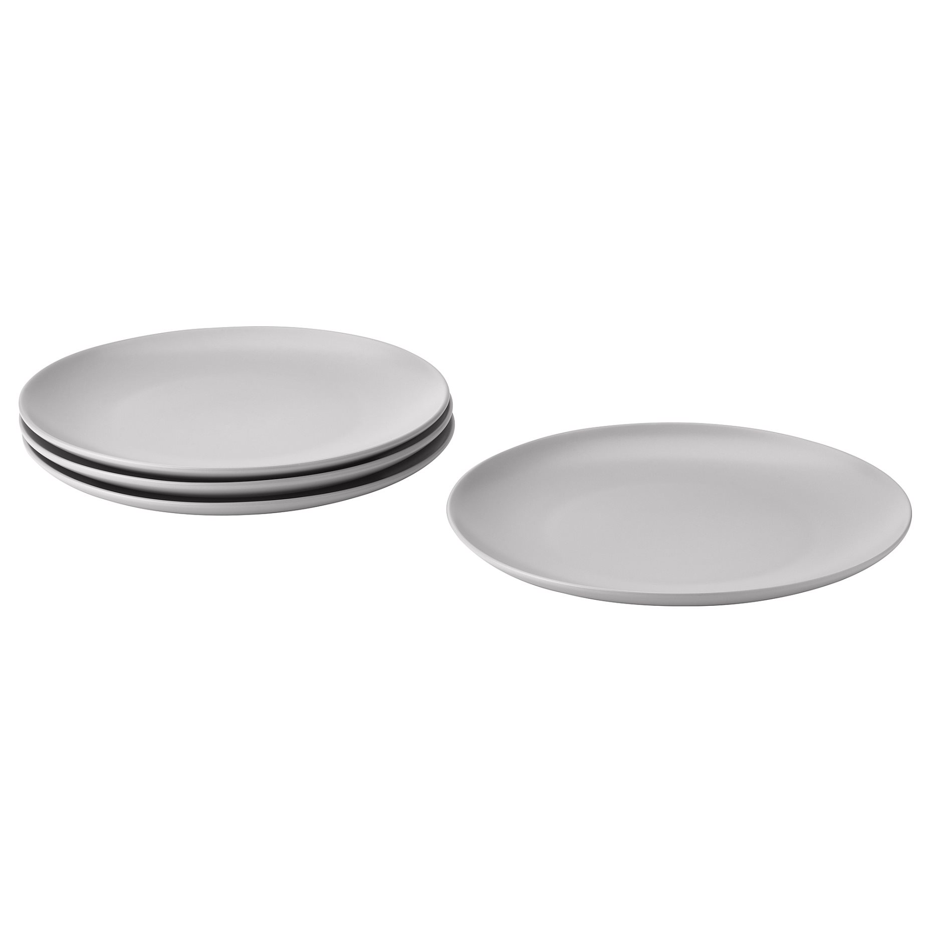 FÄRGKLAR, plate/matt 4 pack, 26 cm, 704.796.44