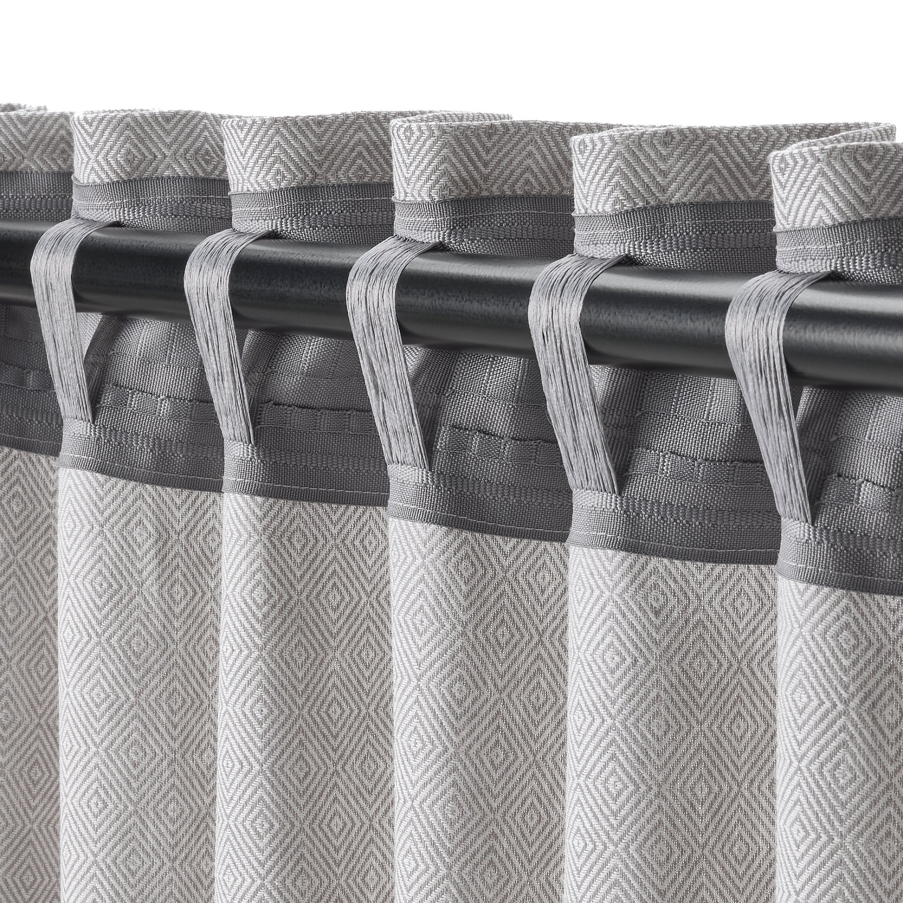 FJÄDERMOTT, curtains 145x300 cm, 1 pair, 705.045.87