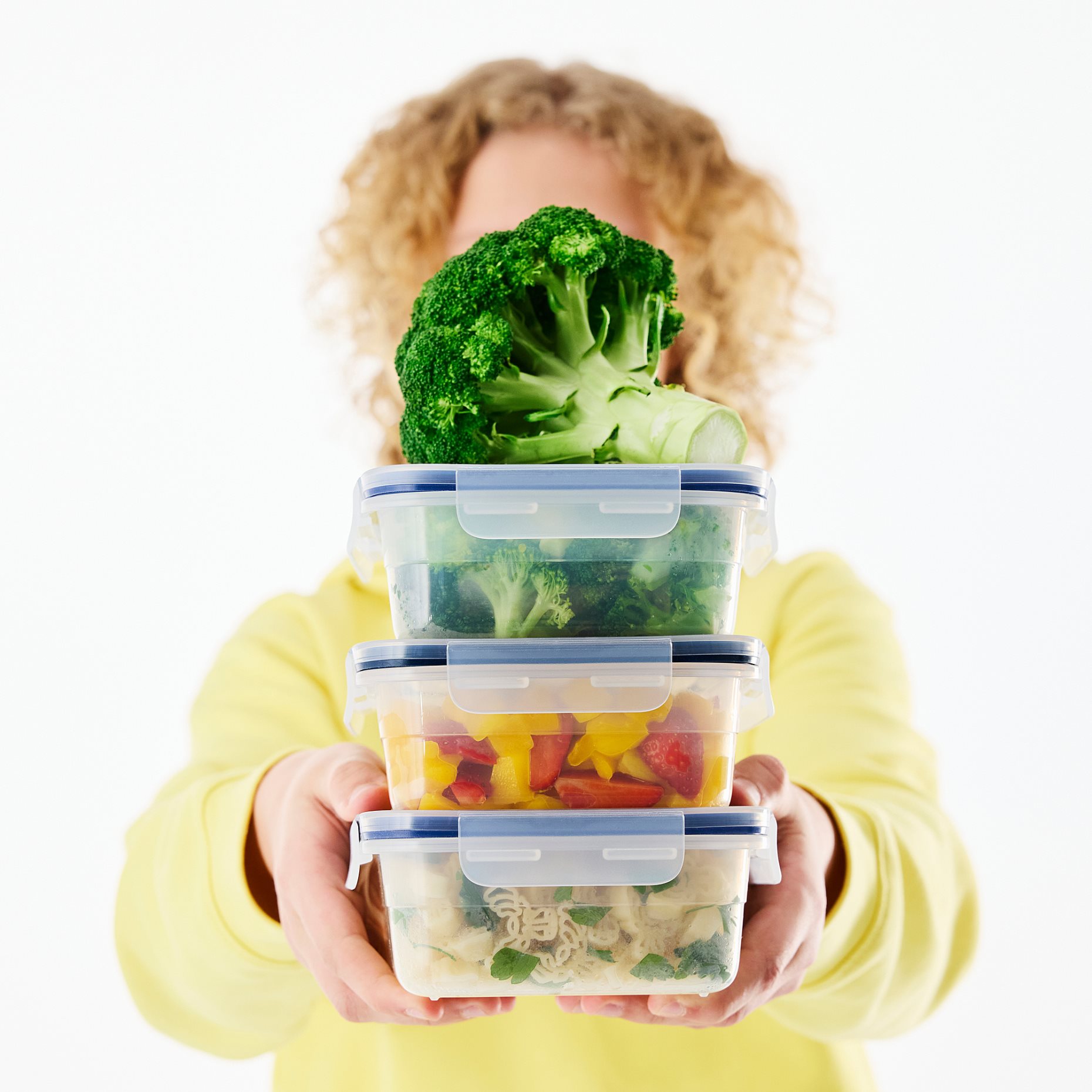 IKEA 365+, food container with lid 3 pack, 1.0 l, 705.079.63