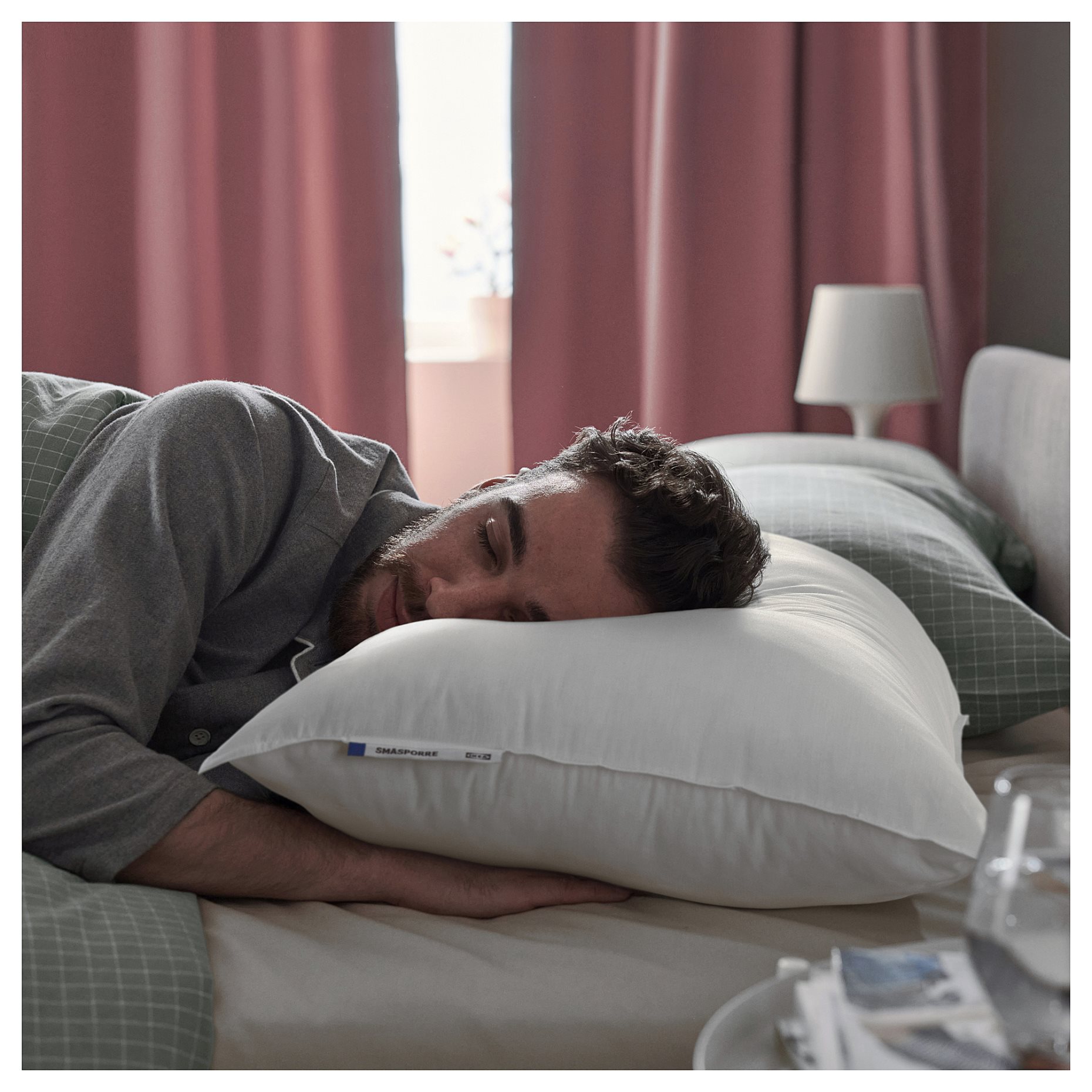 SMÅSPORRE, pillow high, 50x60 cm, 706.228.02