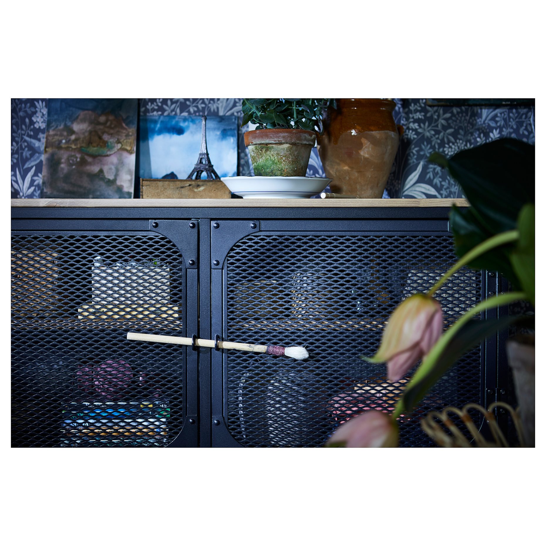 FJÄLLBO, σύνθεση αποθήκευσης TV, 791.912.66