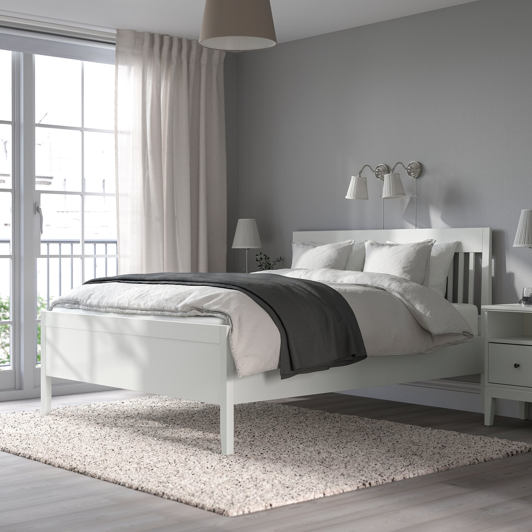 IDANÄS, bed frame, 793.892.10