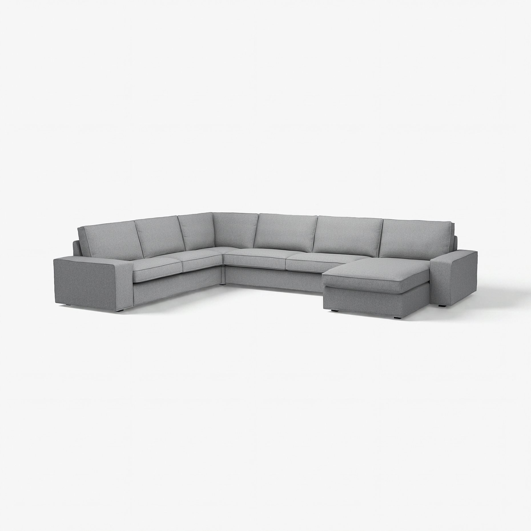 KIVIK, corner sofa, 6-seat w chaise longue, 794.404.83