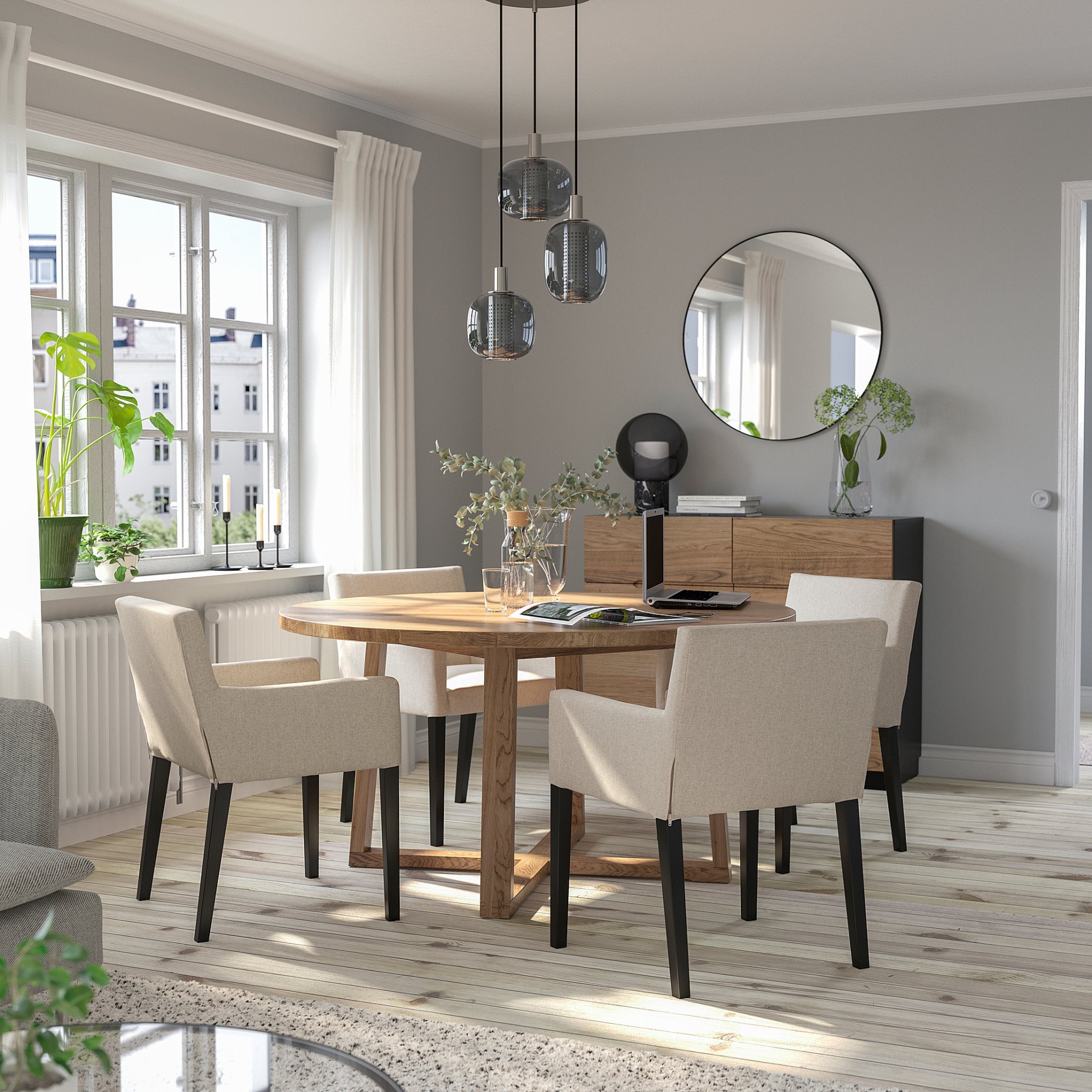 MÅRENÄS, chair with armrests, 795.143.89