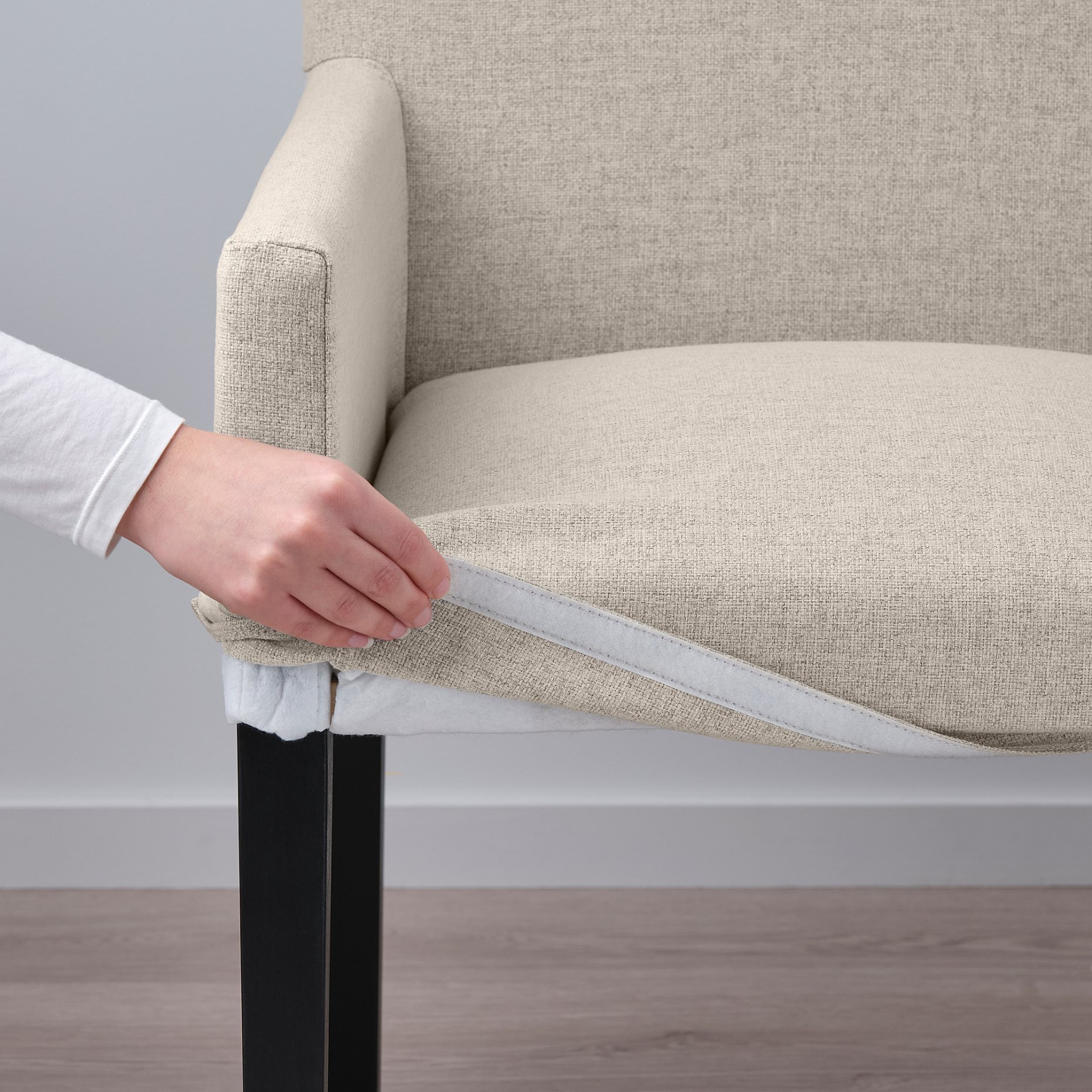 MÅRENÄS, chair with armrests, 795.143.89
