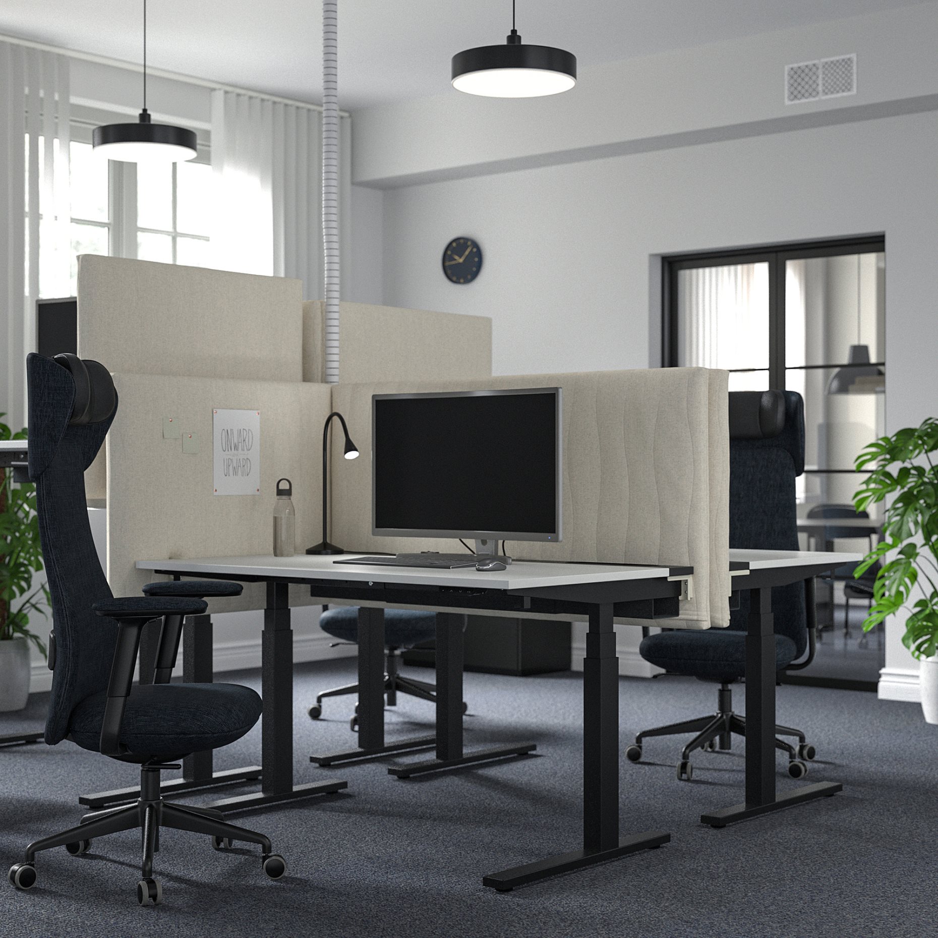 MITTZON, desk sit/stand/electric, 140x60 cm, 795.281.45
