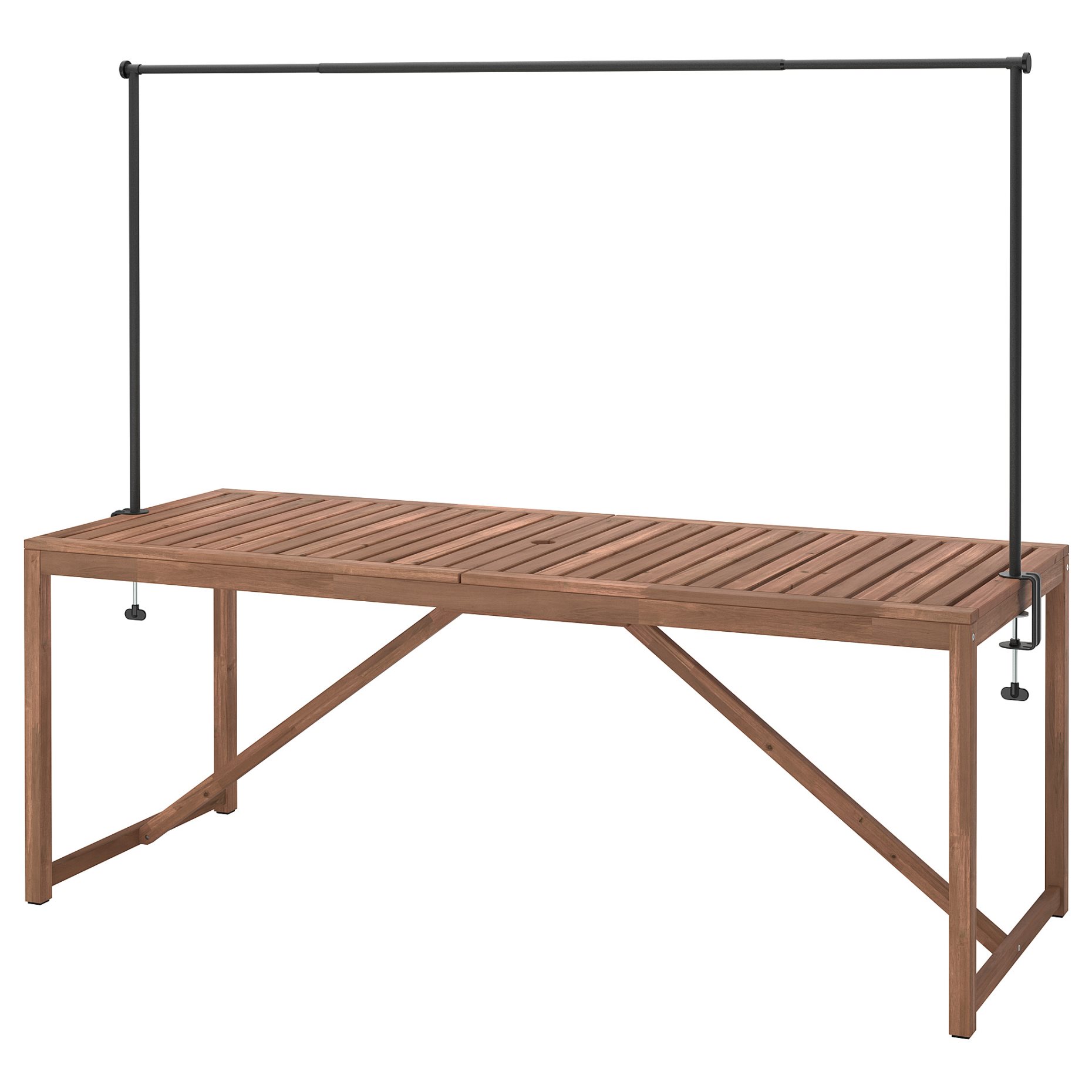 NAMMARO/HELGEO, table with decorating rod/outdoor, 200 cm, 795.357.54