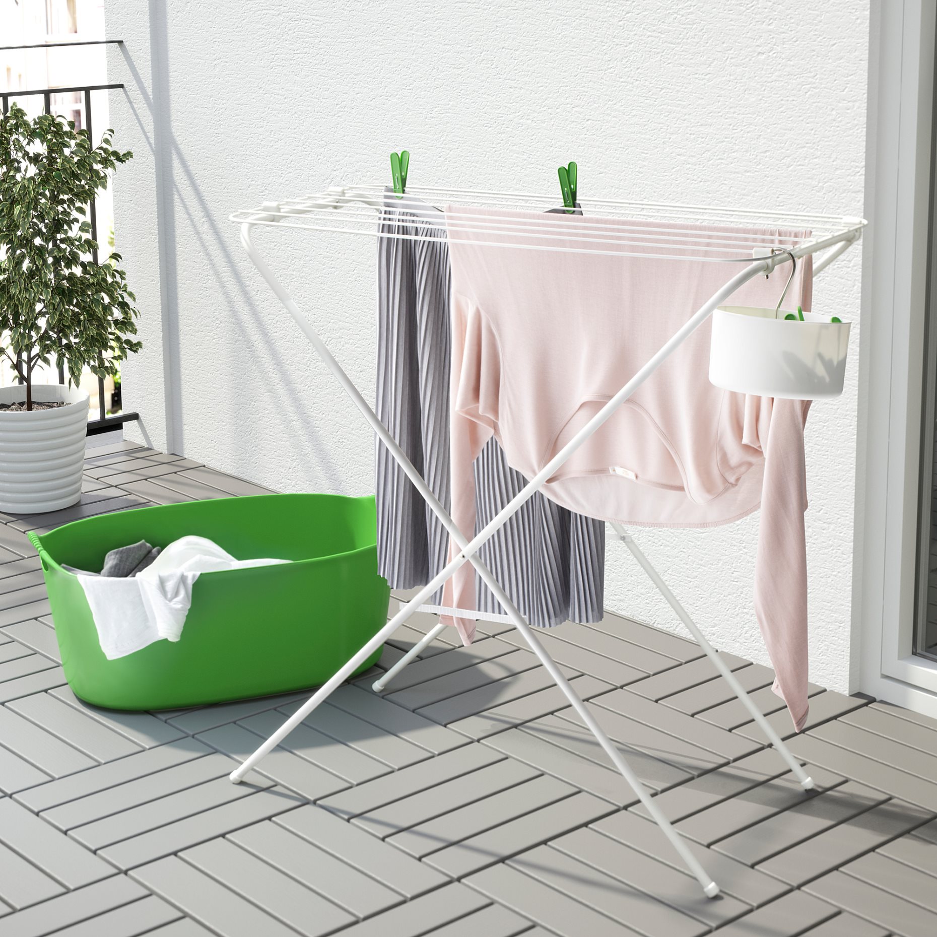 JÄLL, drying rack, in/outdoor, 802.428.92