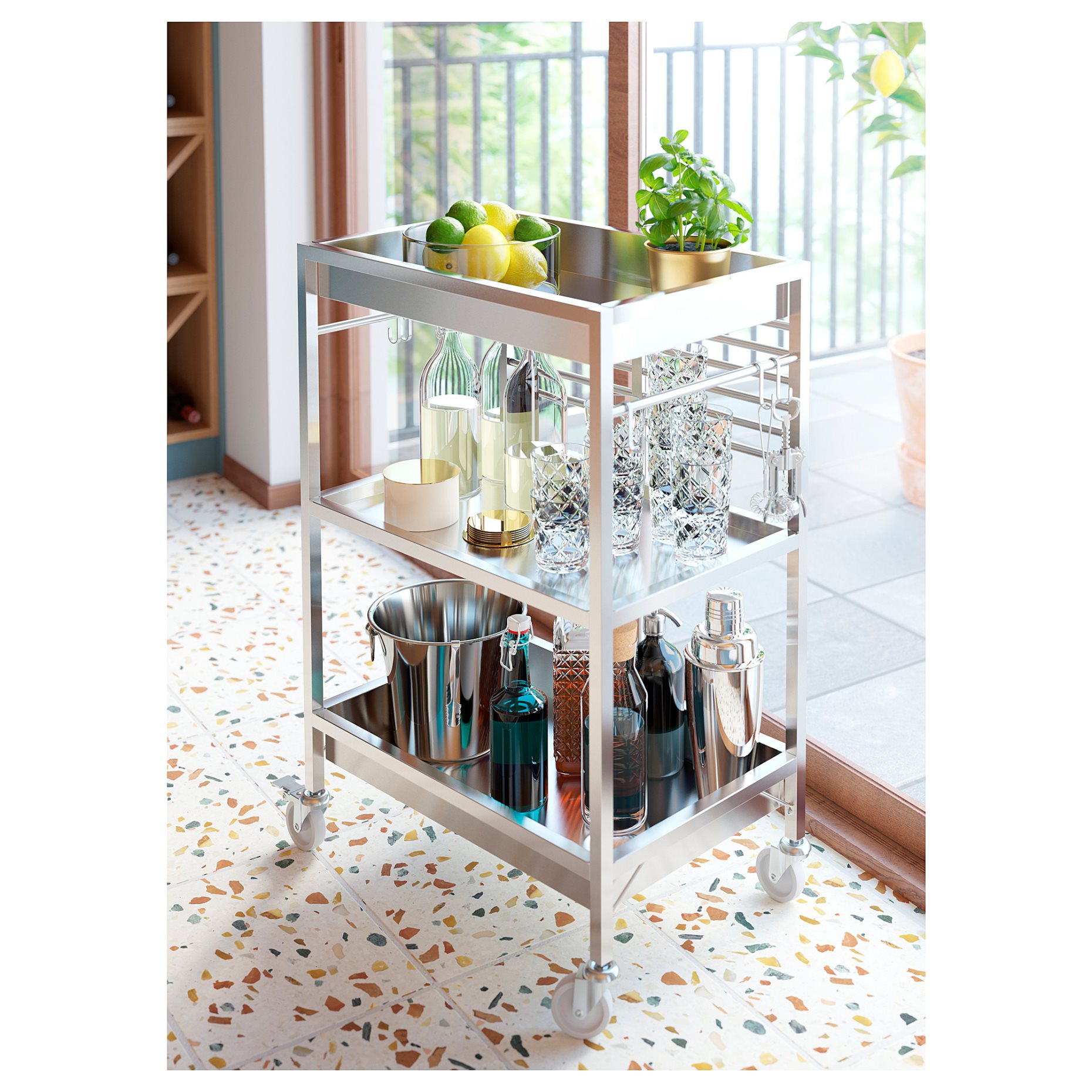 KUNGSFORS, kitchen trolley, 803.349.24