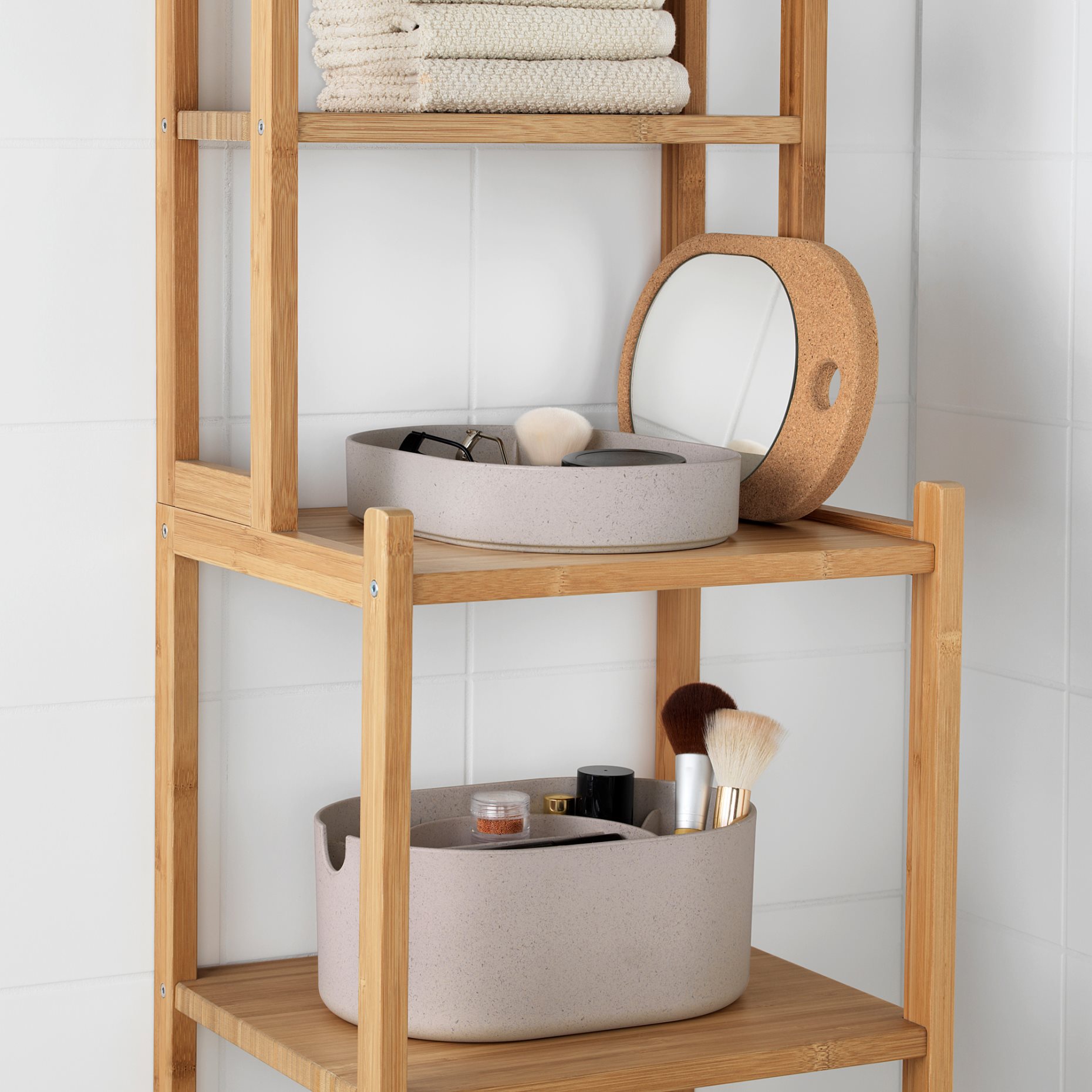 SAXBORGA, storage box with mirror lid, 803.918.82
