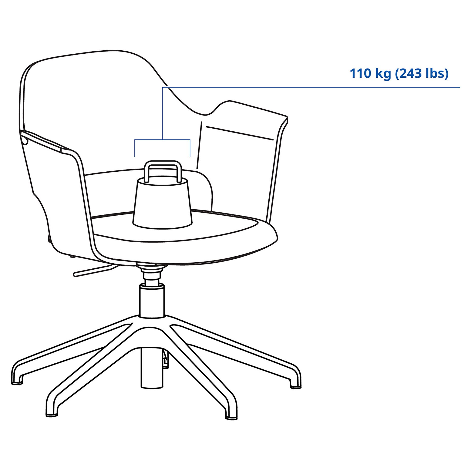 FJÄLLBERGET, καρέκλα συνεδρίου, 803.964.22