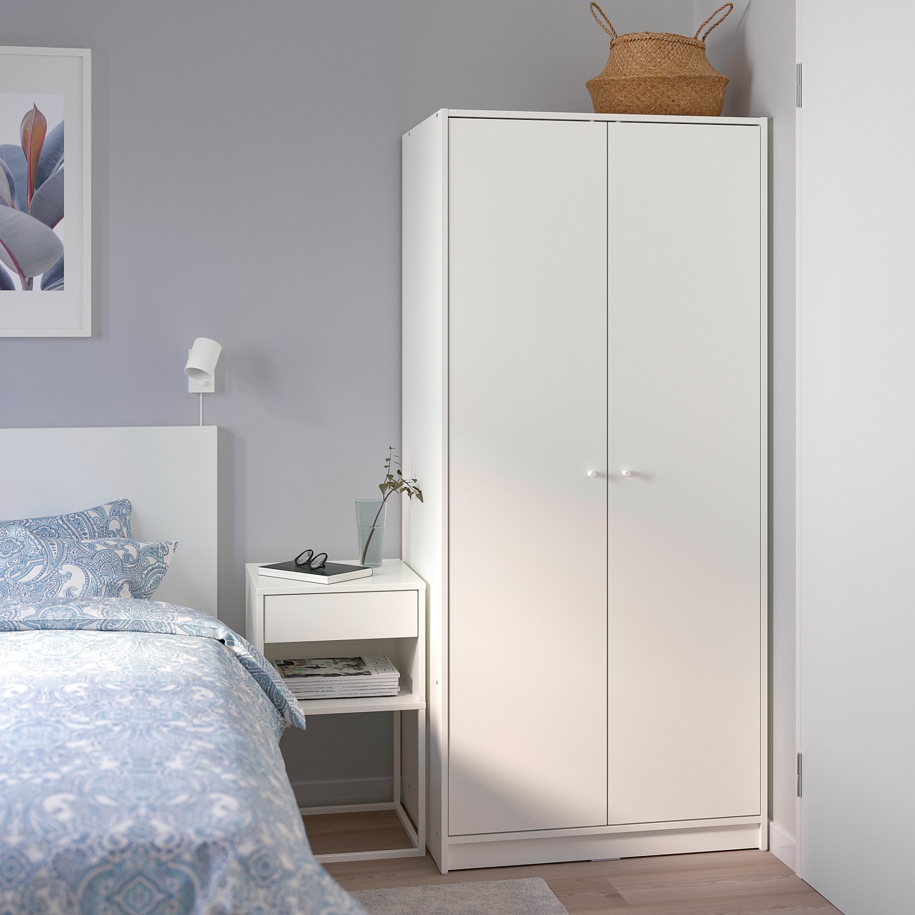 KLEPPSTAD, wardrobe with 2 doors, 804.372.34