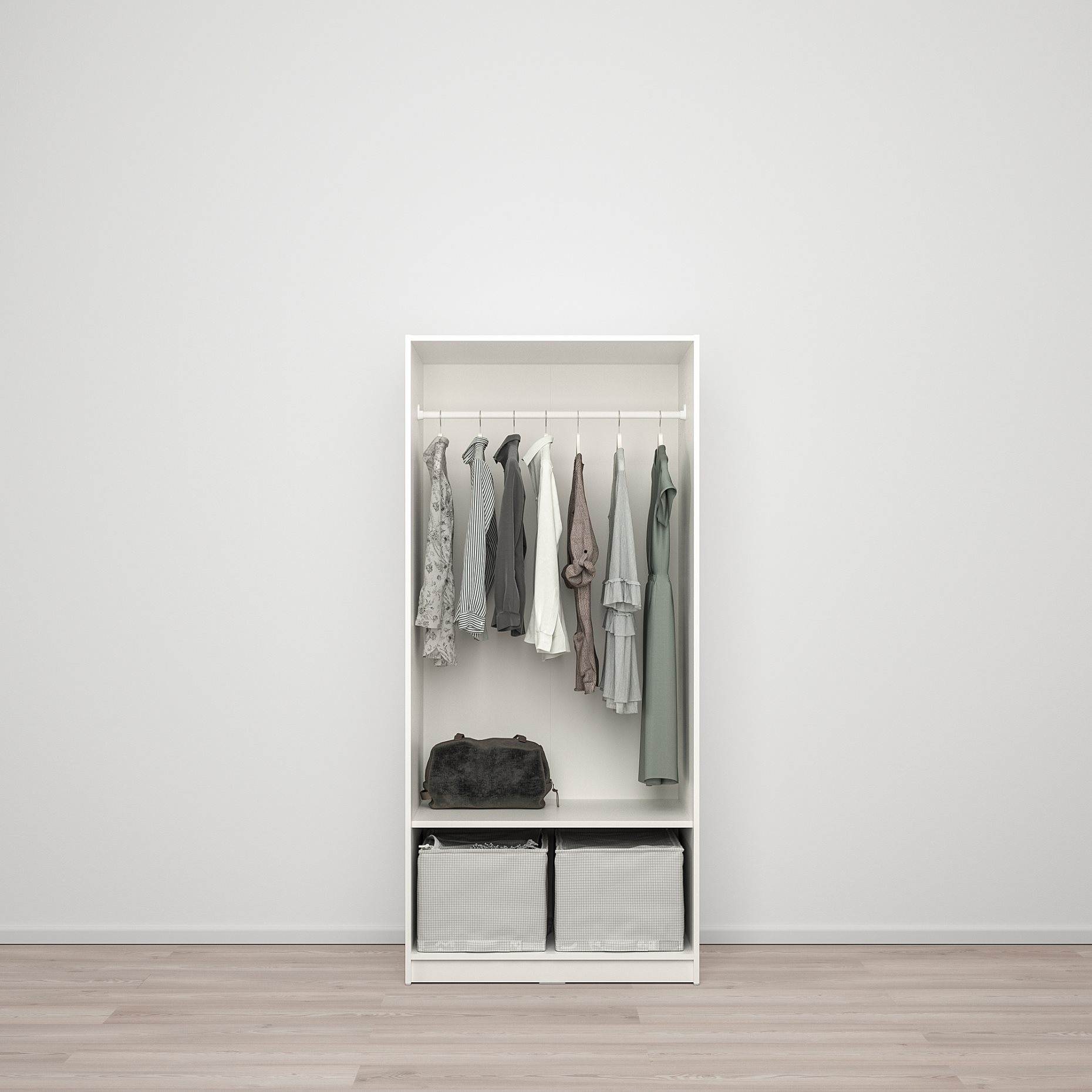 KLEPPSTAD, wardrobe with 2 doors, 804.372.34