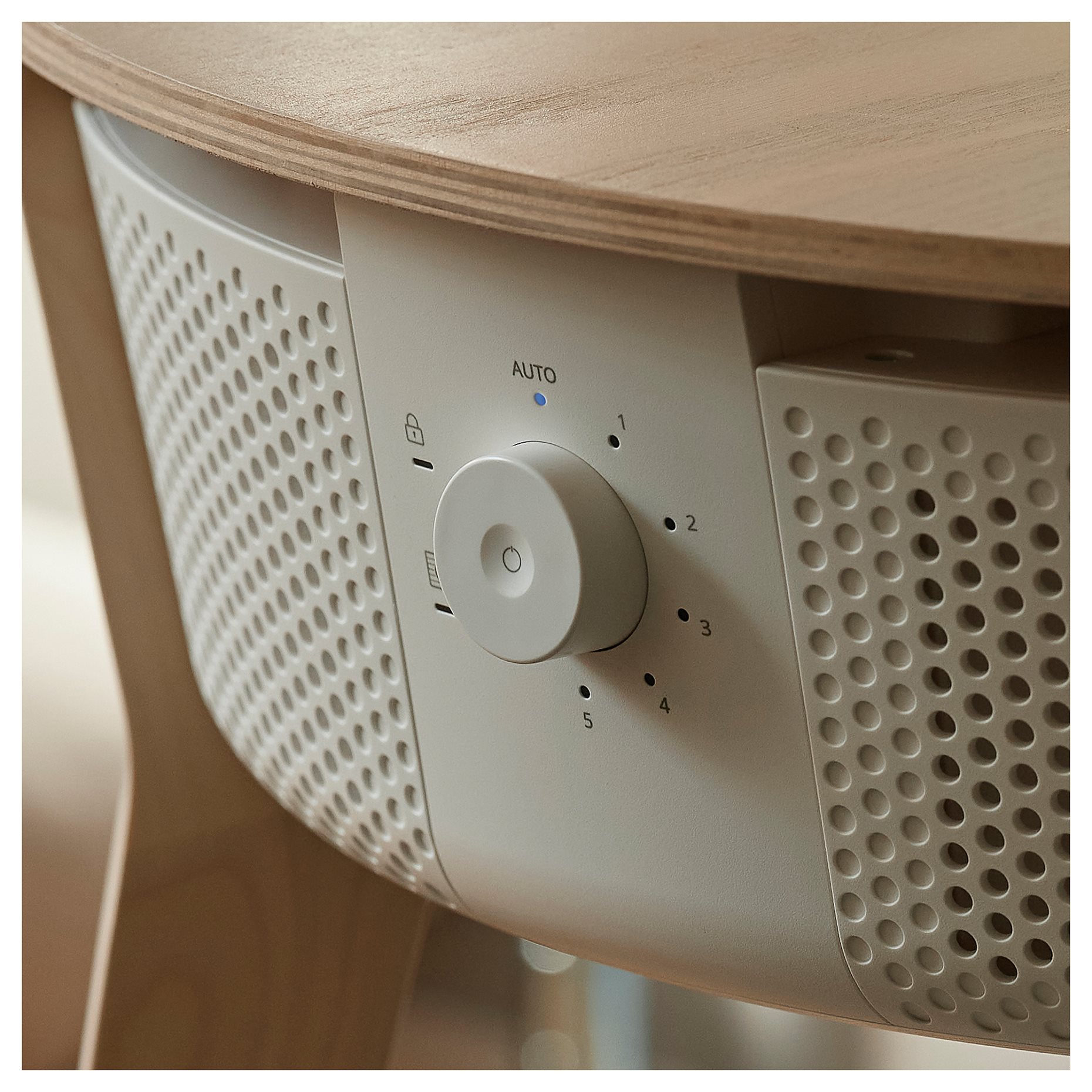 STARKVIND, table with air purifier, 804.619.45
