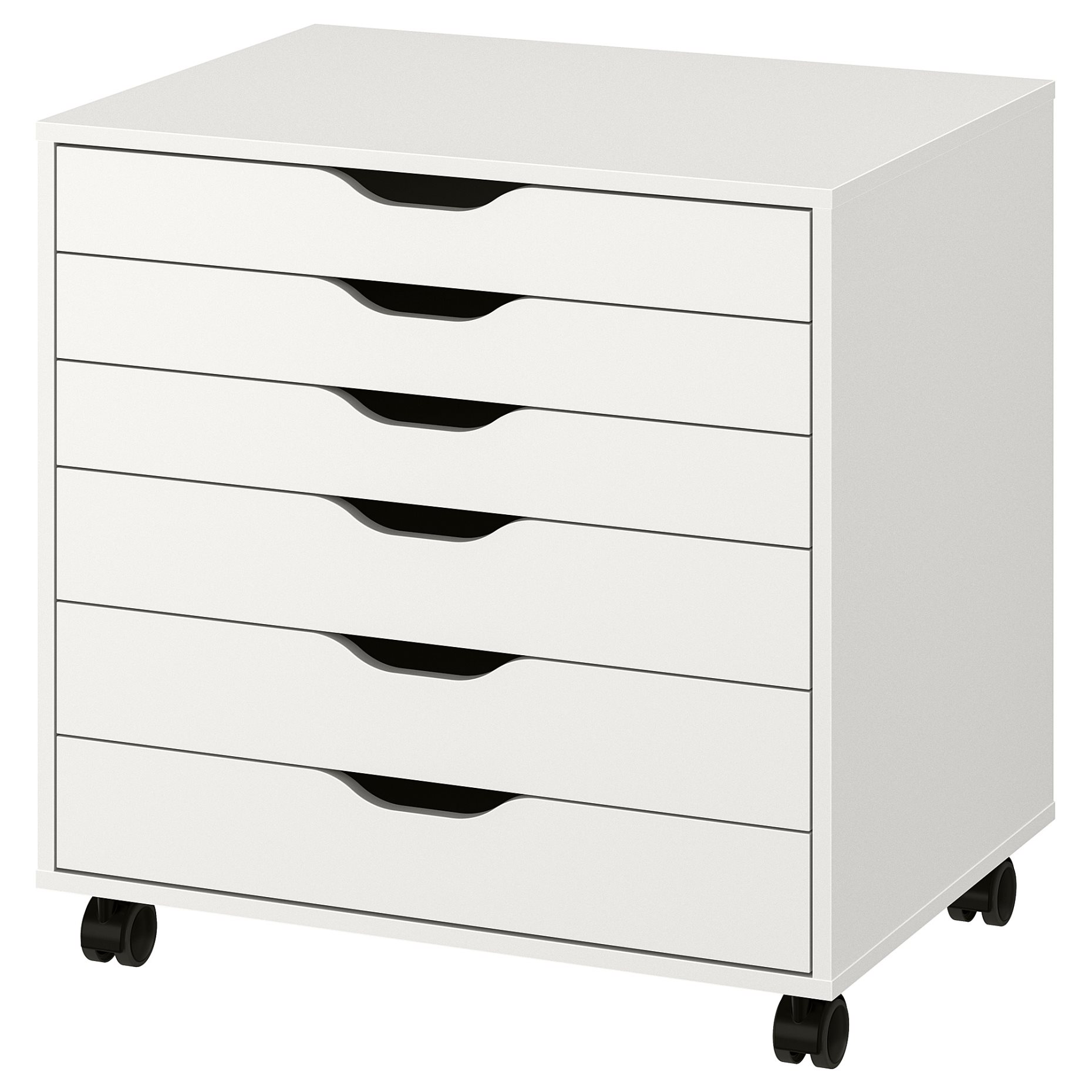 ALEX, drawer unit on castors, 67x66 cm, 804.854.23
