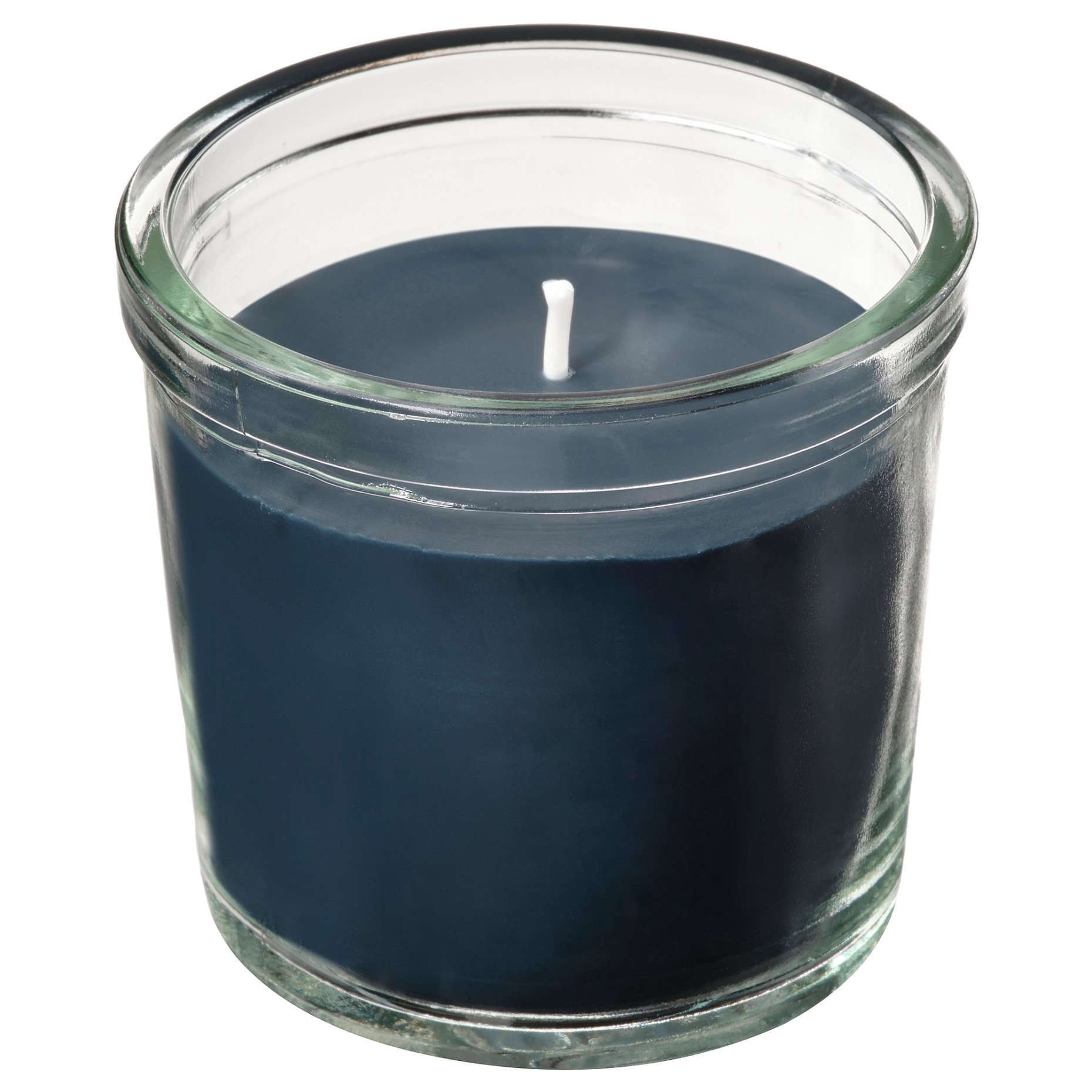 FRUKTSKOG, scented candle in glass/Vetiver & geranium, 20 hr, 805.558.35
