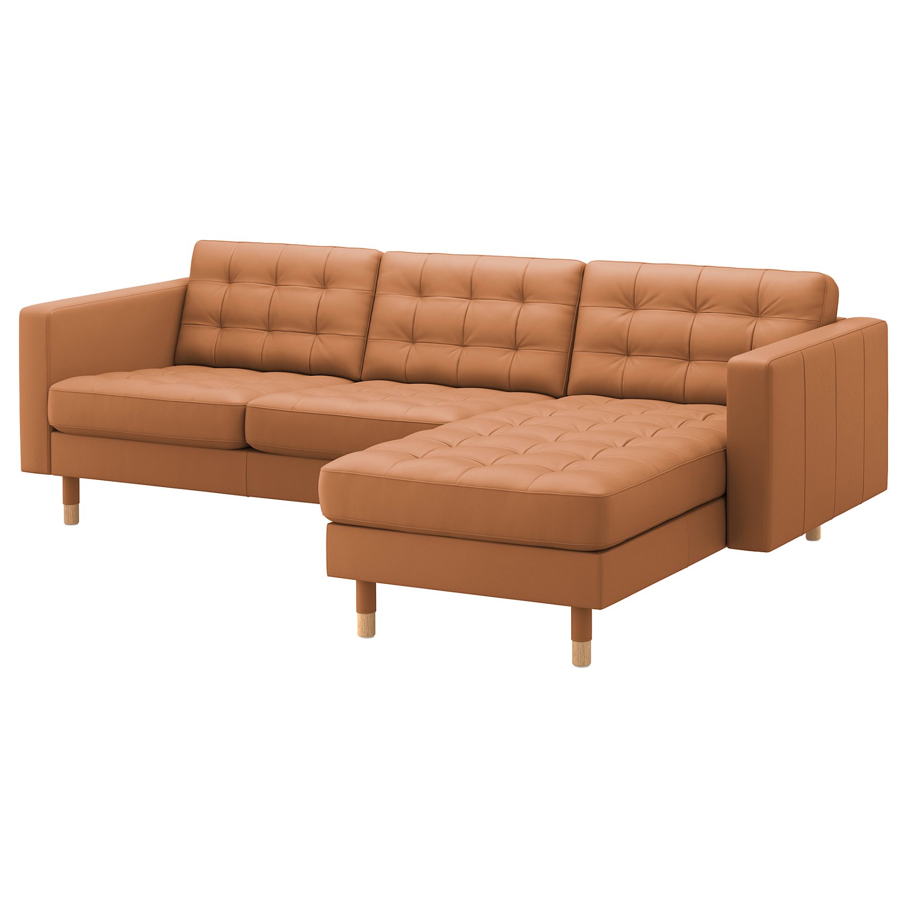 LANDSKRONA, 3-seat sofa with chaise longue, 892.726.48