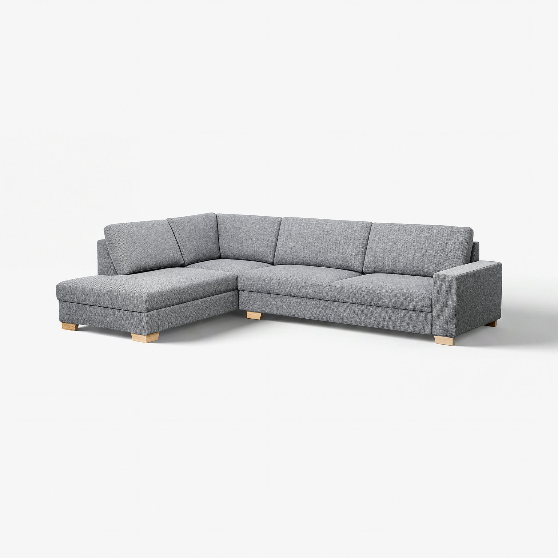SÖRVALLEN, corner sofa 4-seat with open end/left, 893.147.71