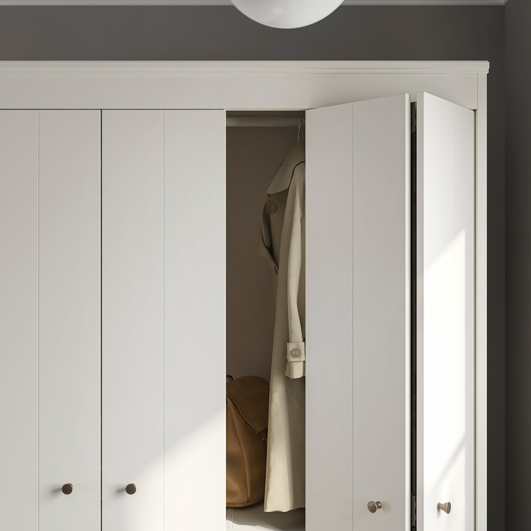 IDANÄS, wardrobe combination, 180x59x211 cm, 893.882.91