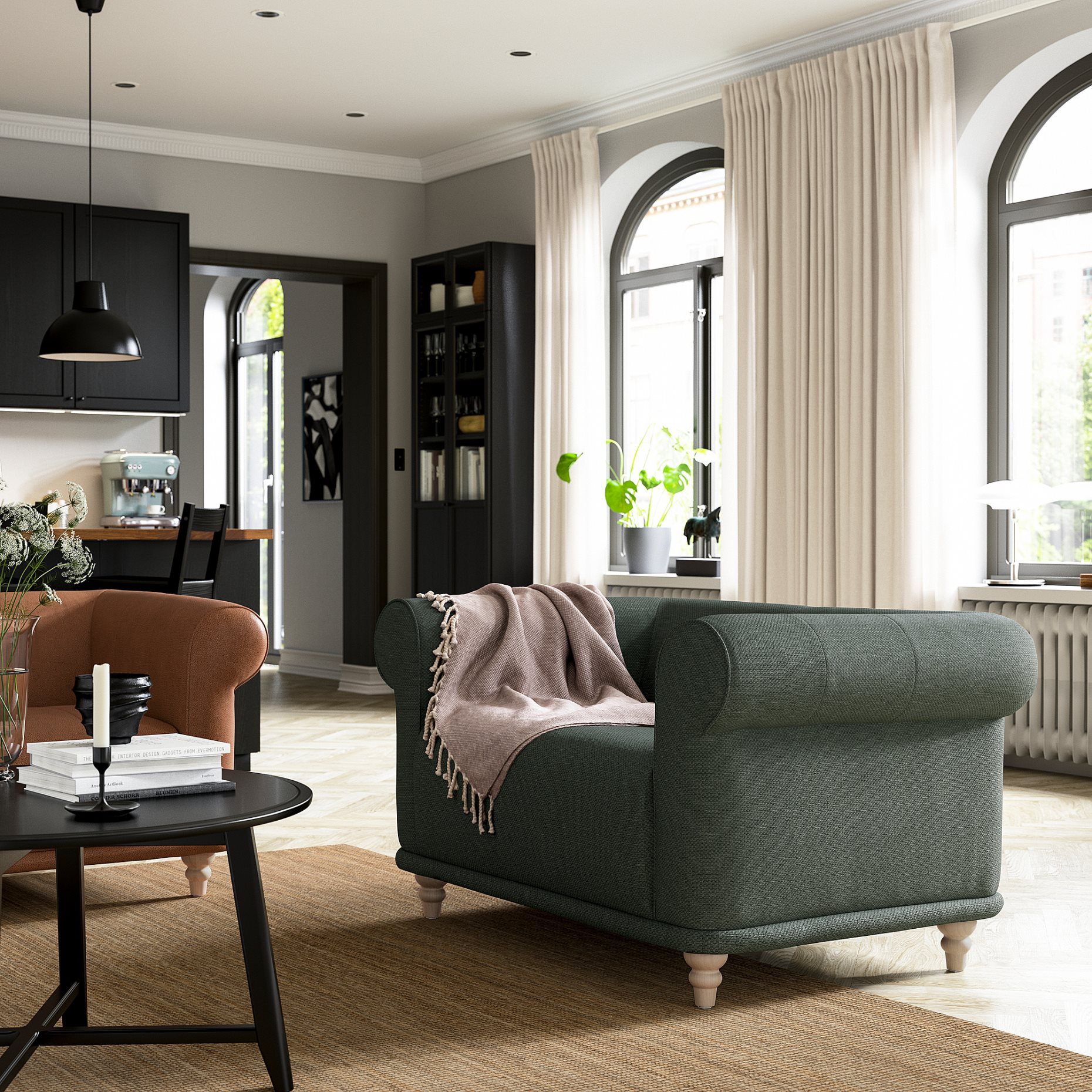 VISKAFORS, 1,5-seat armchair, 894.432.83