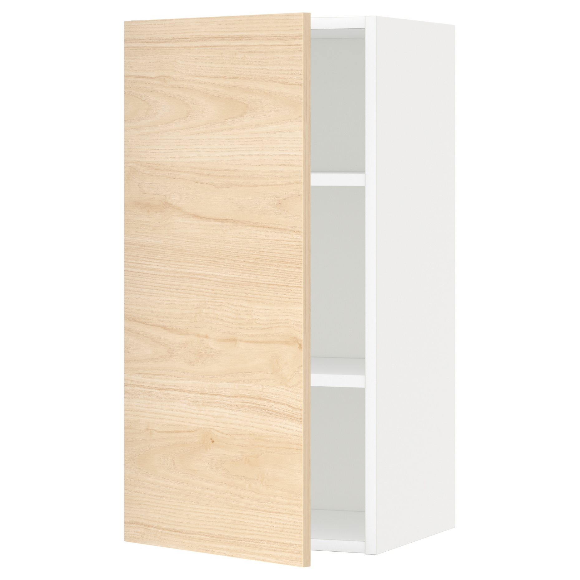 METOD, ντουλάπι τοίχου με ράφια, 40x80 cm, 894.567.27