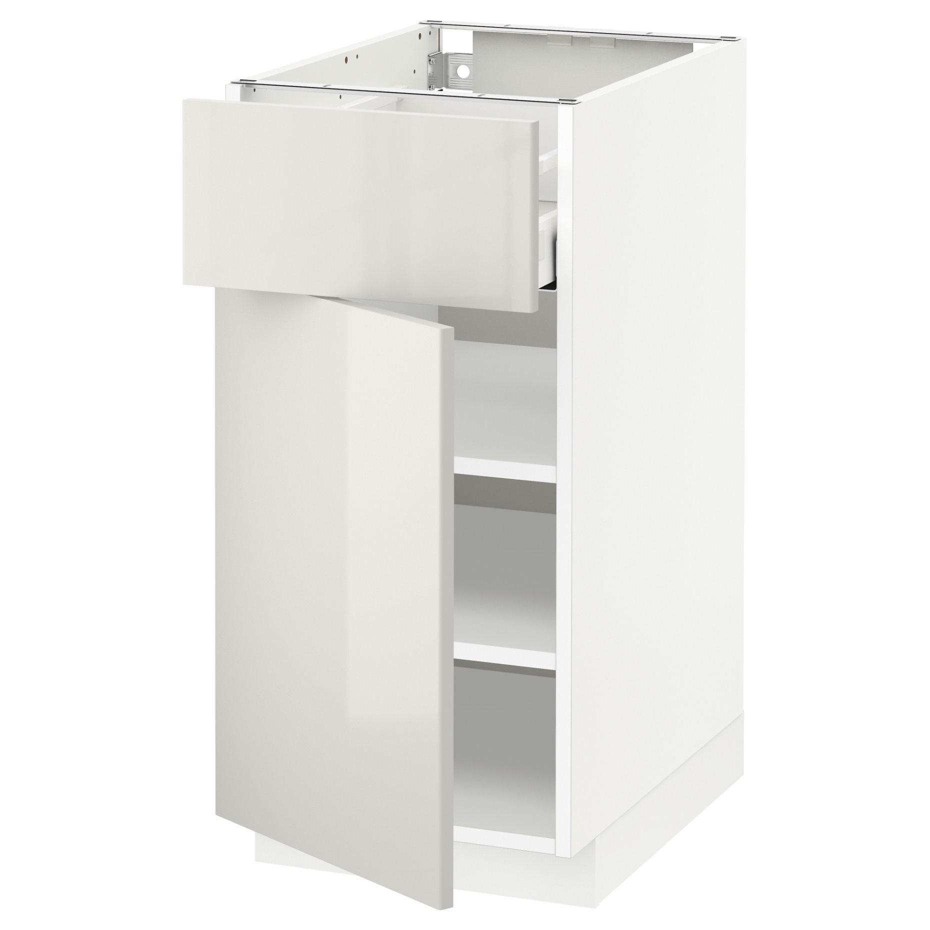 METOD, base cabinet with drawer/door, 40x60 cm, 894.650.91