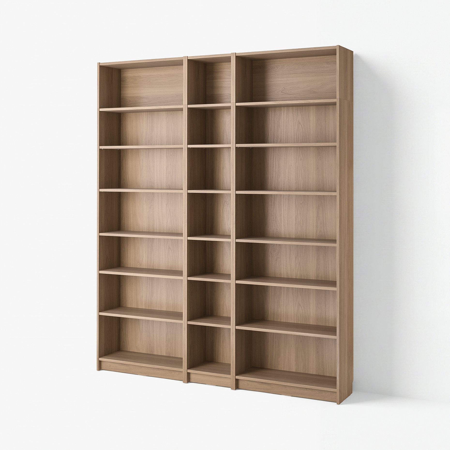 BILLY, bookcase combination with height extension units, 200x28x237 cm, 894.835.37