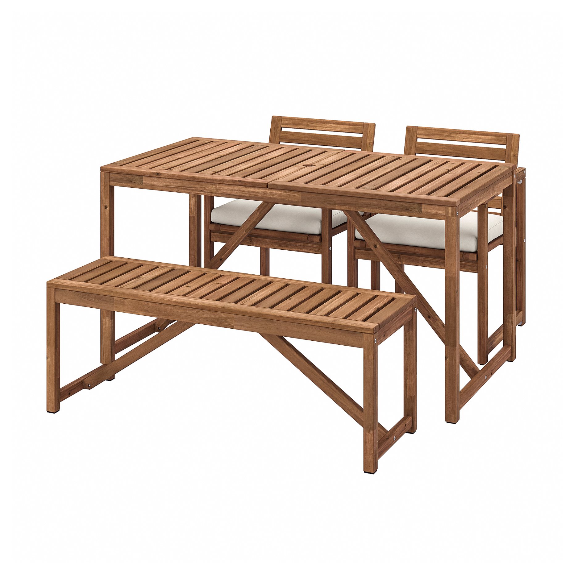 NÄMMARÖ, table/2 chairs/bench, outdoor, 895.053.94
