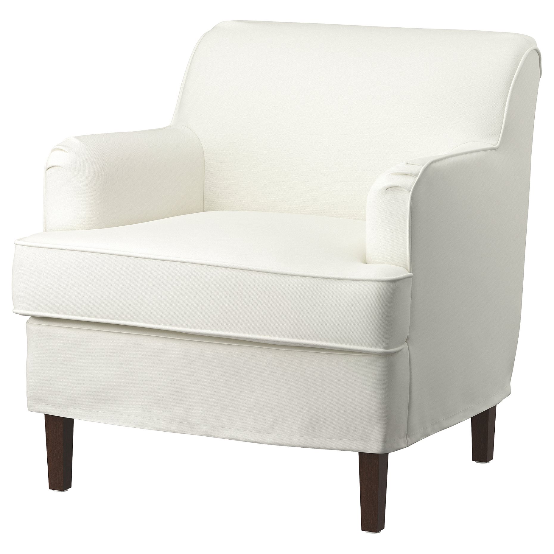 ROCKSJON, armchair with footstool, 895.088.92